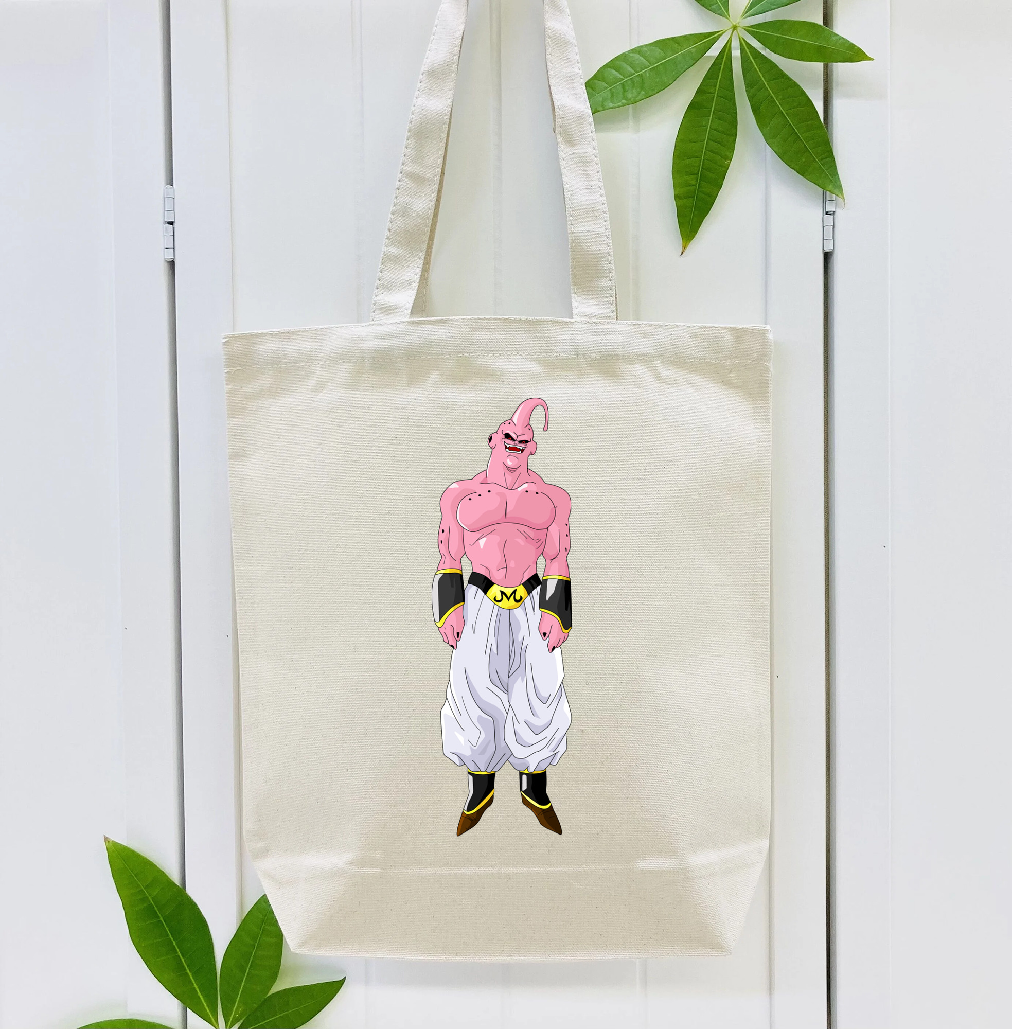 ドラゴンボール 魔人ブウ DRAGON BALL Majin Buu 縦型キャンバス生地手提げバッグ　トートバッグ