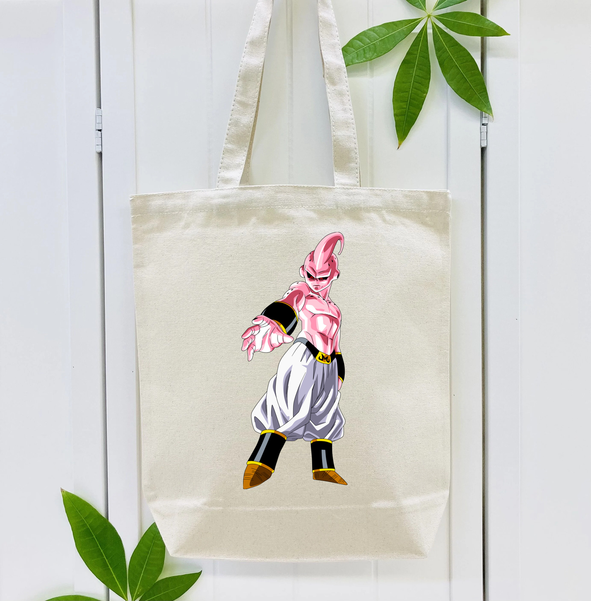 ドラゴンボール 魔人ブウ DRAGON BALL Majin Buu 縦型キャンバス生地手提げバッグ　トートバッグ