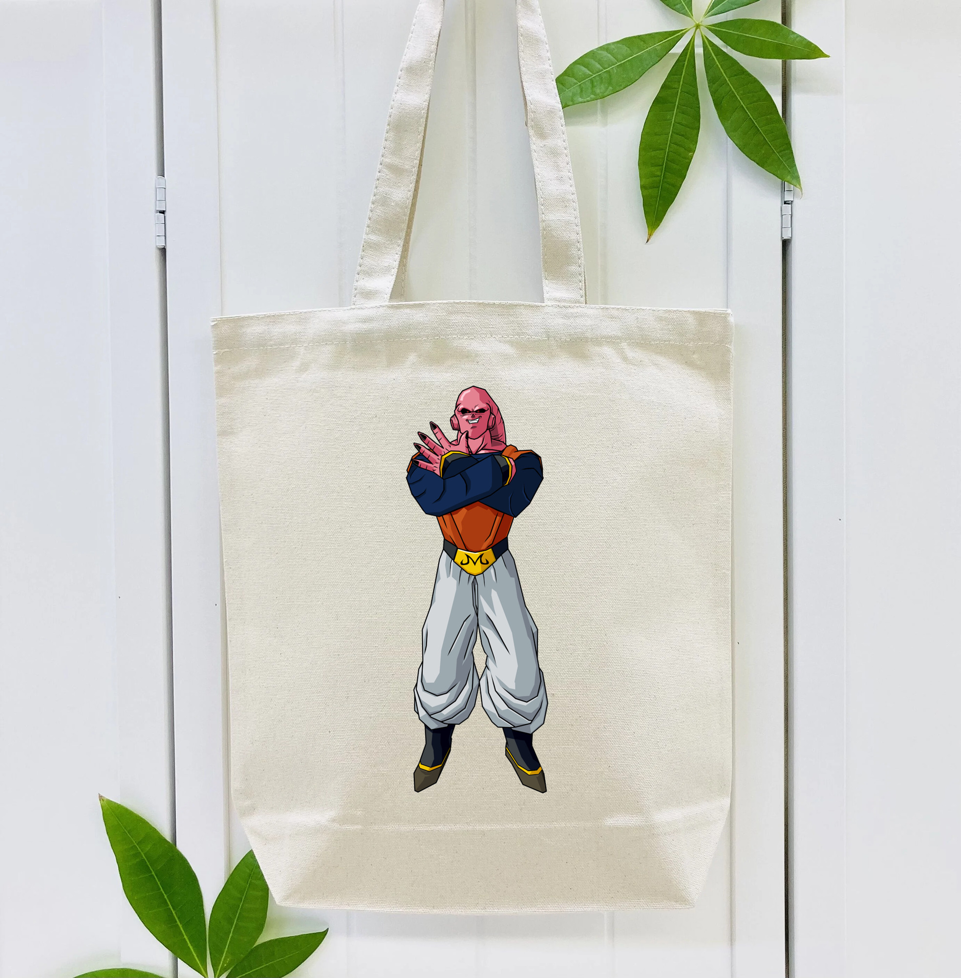 ドラゴンボール 魔人ブウ DRAGON BALL Majin Buu 縦型キャンバス生地手提げバッグ　トートバッグ