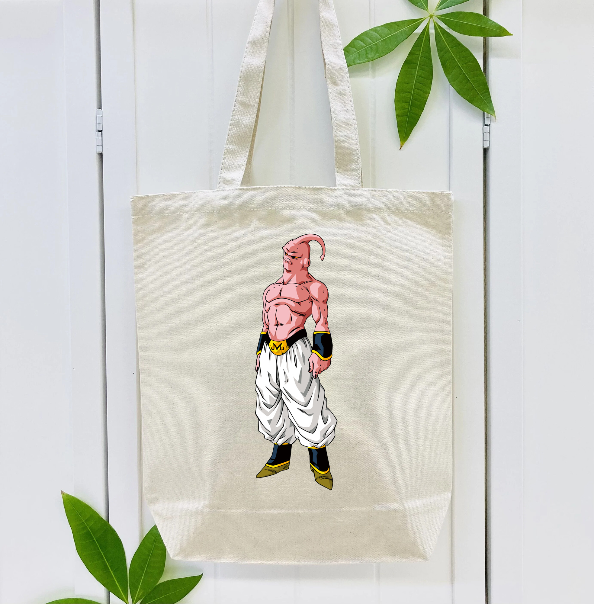 ドラゴンボール 魔人ブウ DRAGON BALL Majin Buu 縦型キャンバス生地手提げバッグ　トートバッグ