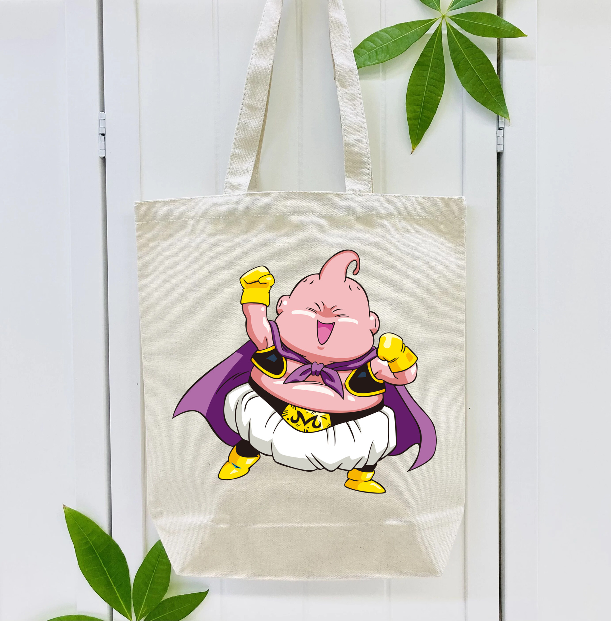 ドラゴンボール 魔人ブウ DRAGON BALL Majin Buu 縦型キャンバス生地手提げバッグ　トートバッグ