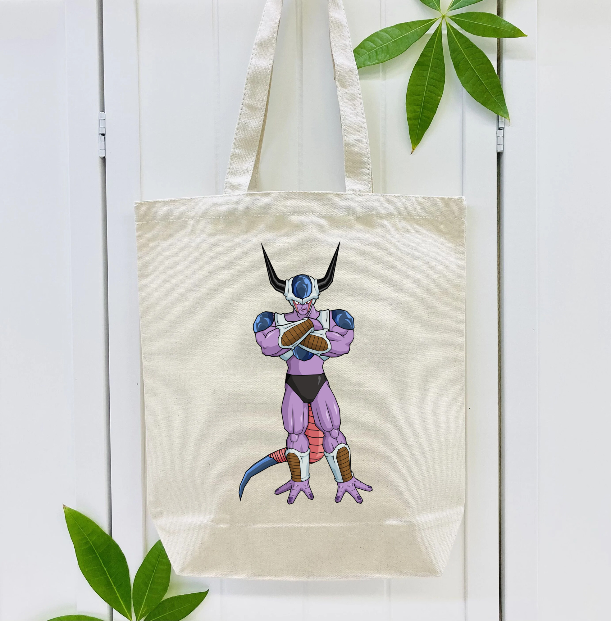 ドラゴンボール フリーザ DRAGON BALL Frieza 縦型キャンバス生地手提げバッグ　トートバッグ