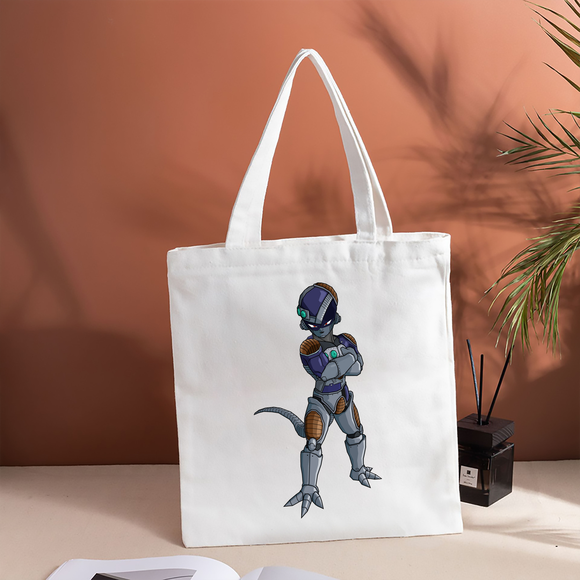 ドラゴンボール フリーザ DRAGON BALL Frieza 縦型キャンバス生地手提げバッグ　トートバッグ