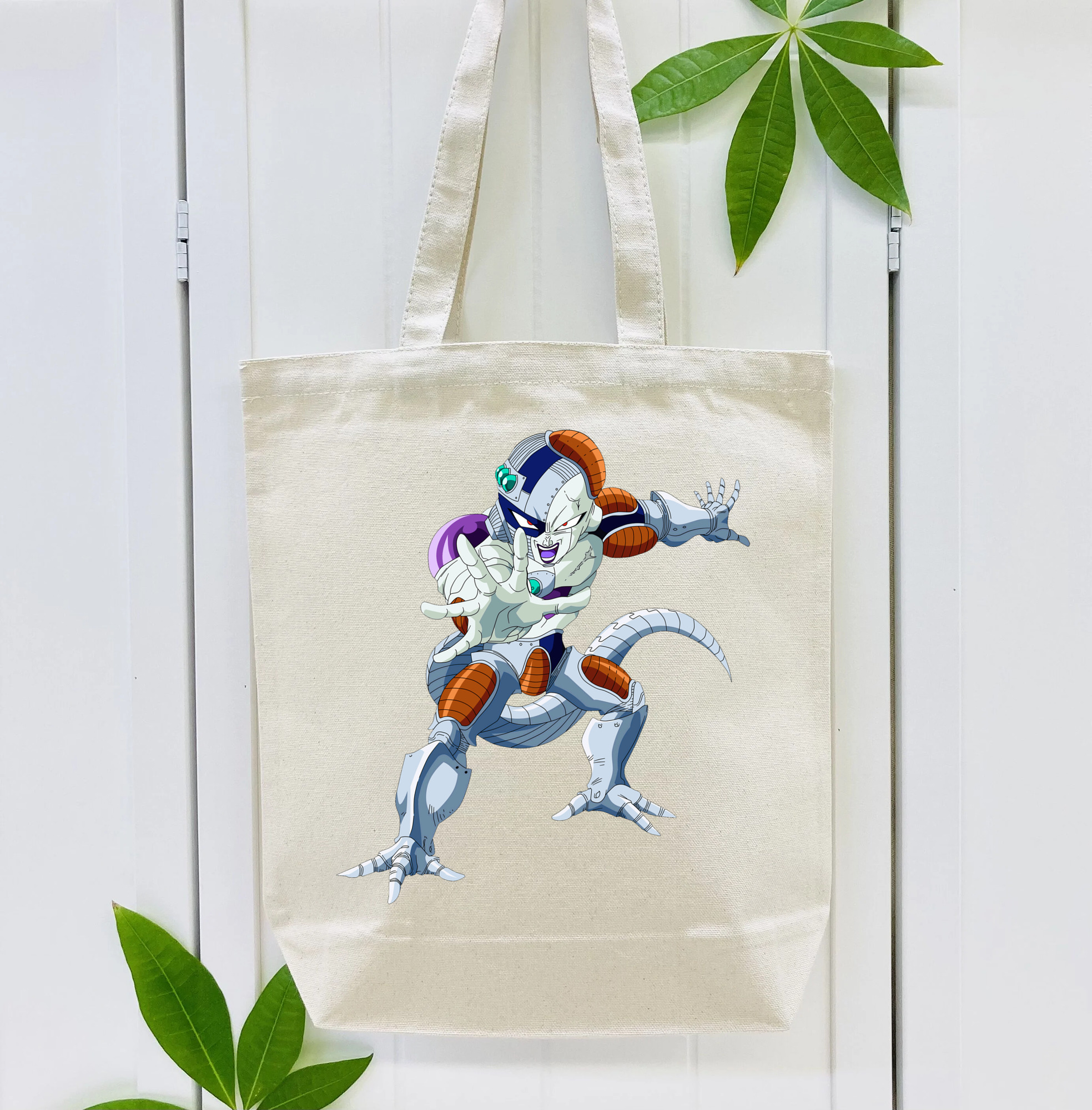 ドラゴンボール フリーザ DRAGON BALL Frieza 縦型キャンバス生地手提げバッグ　トートバッグ