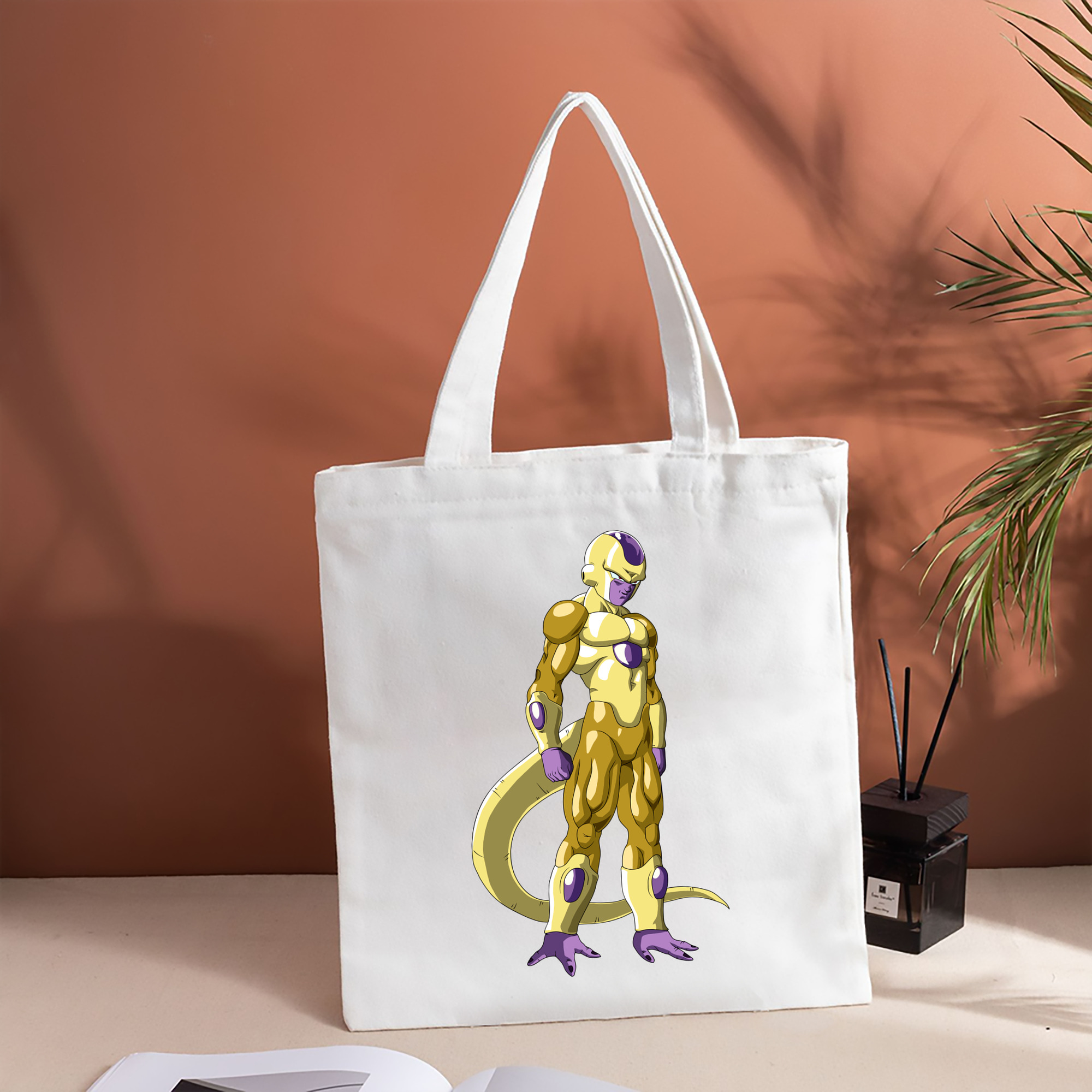 ドラゴンボール フリーザ DRAGON BALL Frieza 縦型キャンバス生地手提げバッグ　トートバッグ