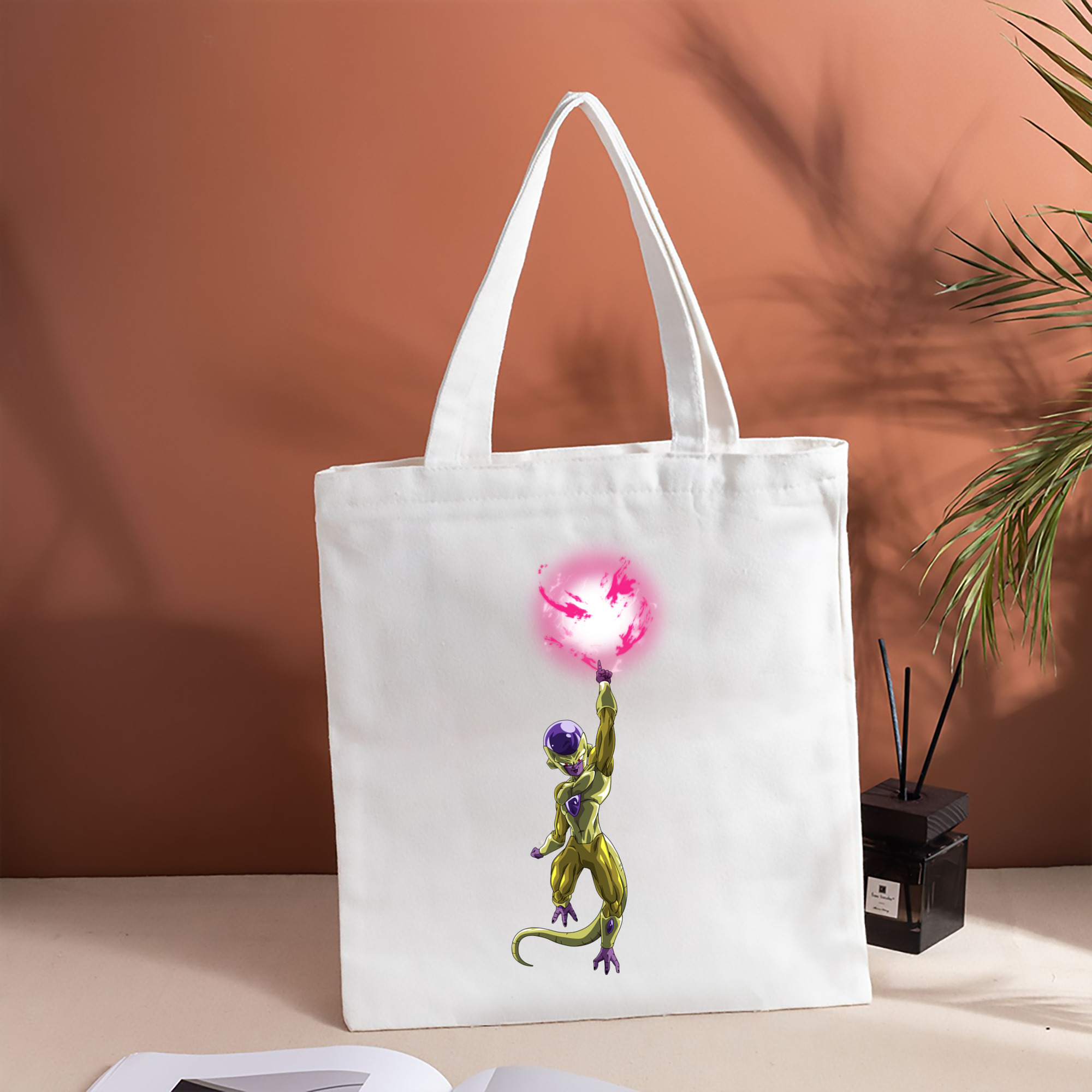 ドラゴンボール フリーザ DRAGON BALL Frieza 縦型キャンバス生地手提げバッグ　トートバッグ