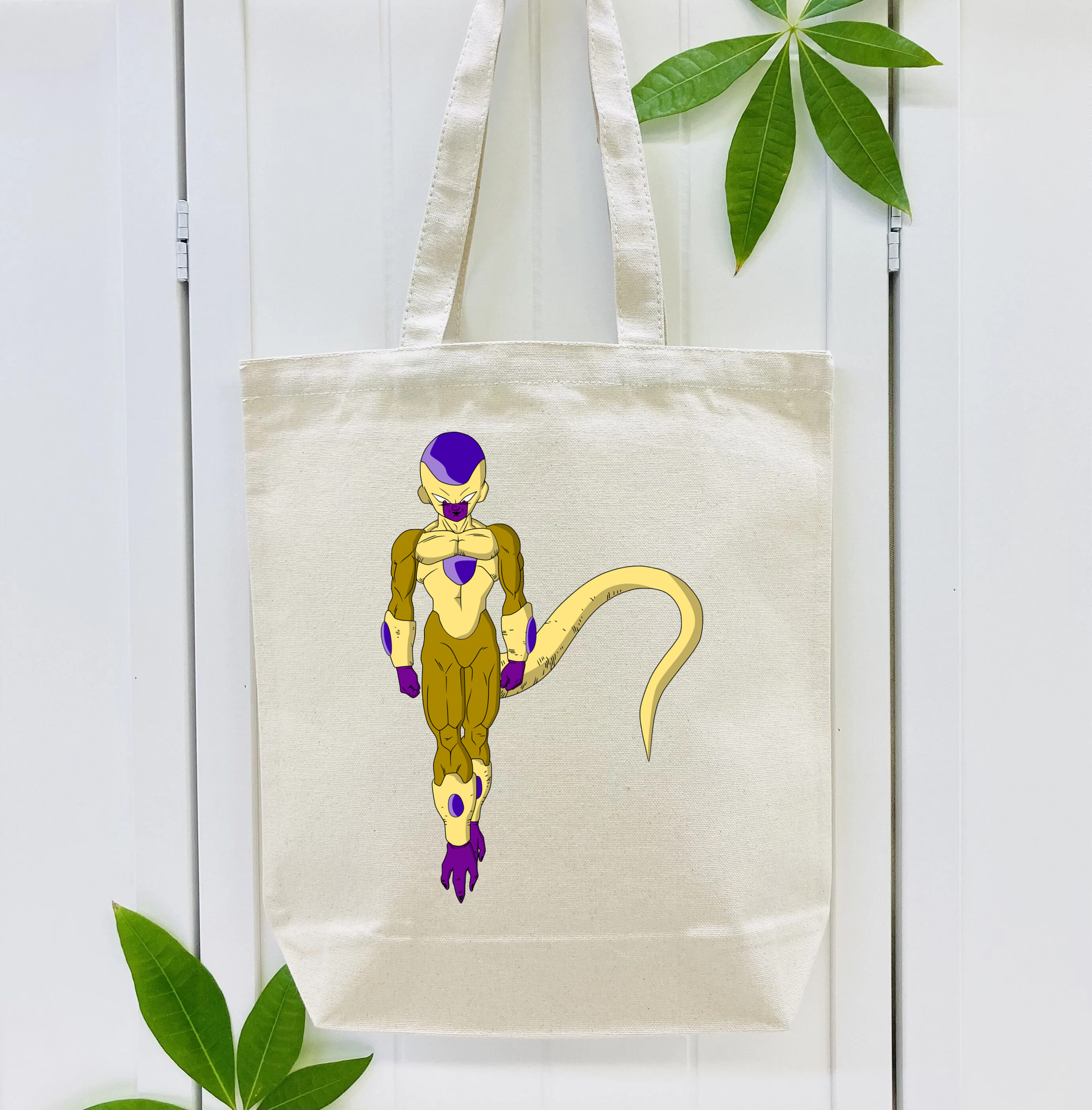 ドラゴンボール フリーザ DRAGON BALL Frieza 縦型キャンバス生地手提げバッグ　トートバッグ