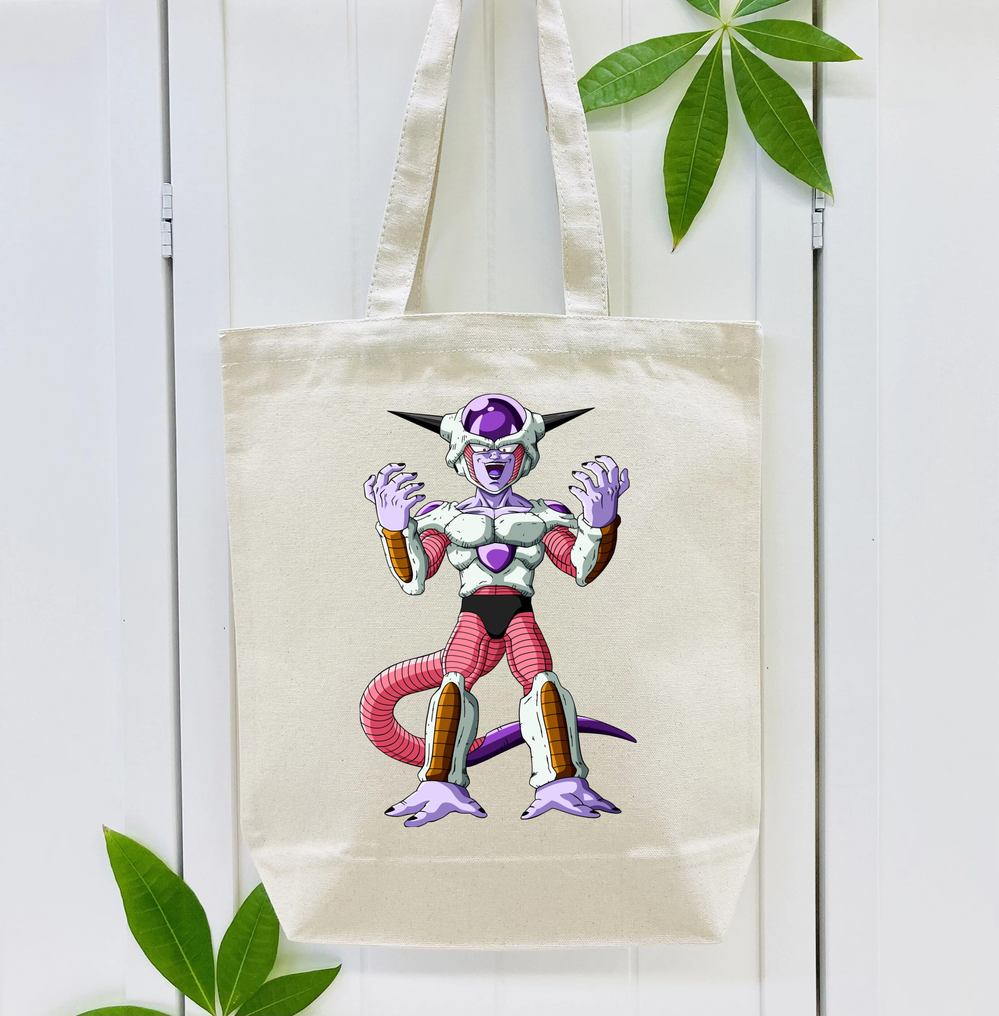 ドラゴンボール フリーザ DRAGON BALL Frieza 縦型キャンバス生地手提げバッグ　トートバッグ