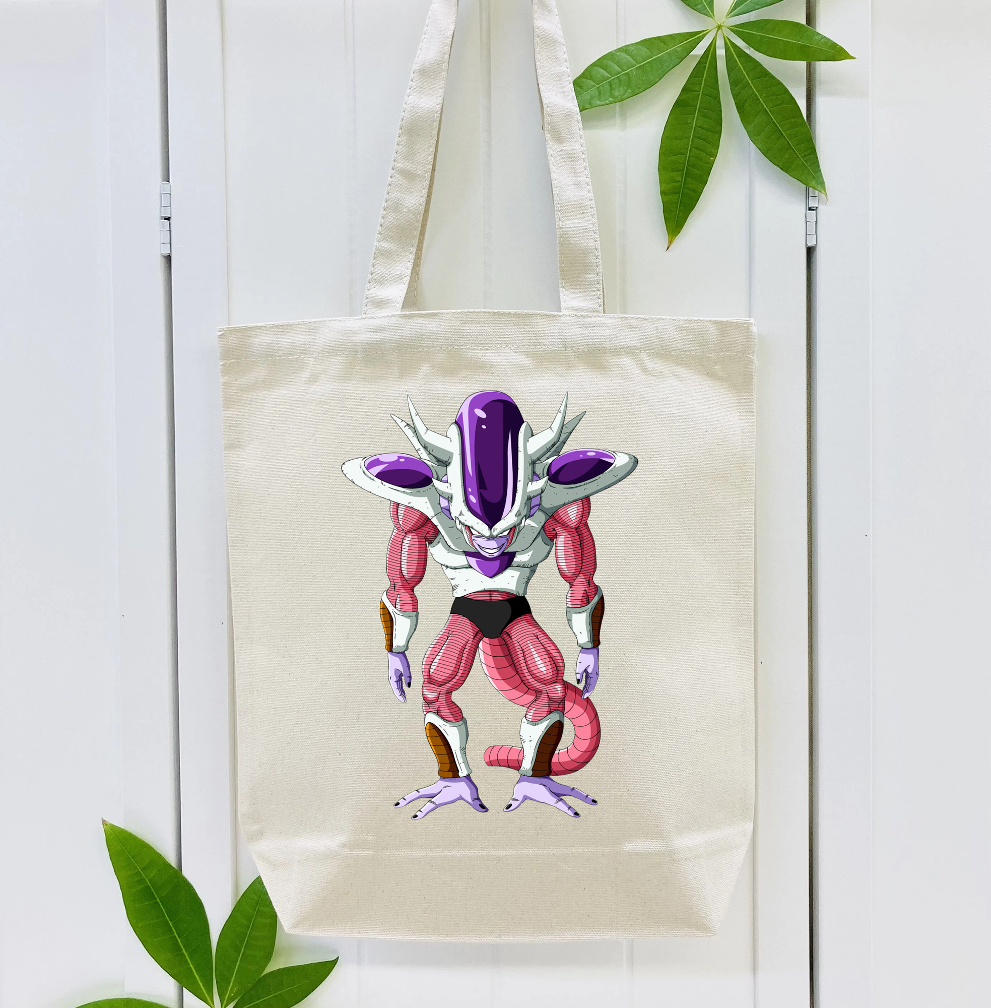 ドラゴンボール フリーザ DRAGON BALL Frieza 縦型キャンバス生地手提げバッグ　トートバッグ