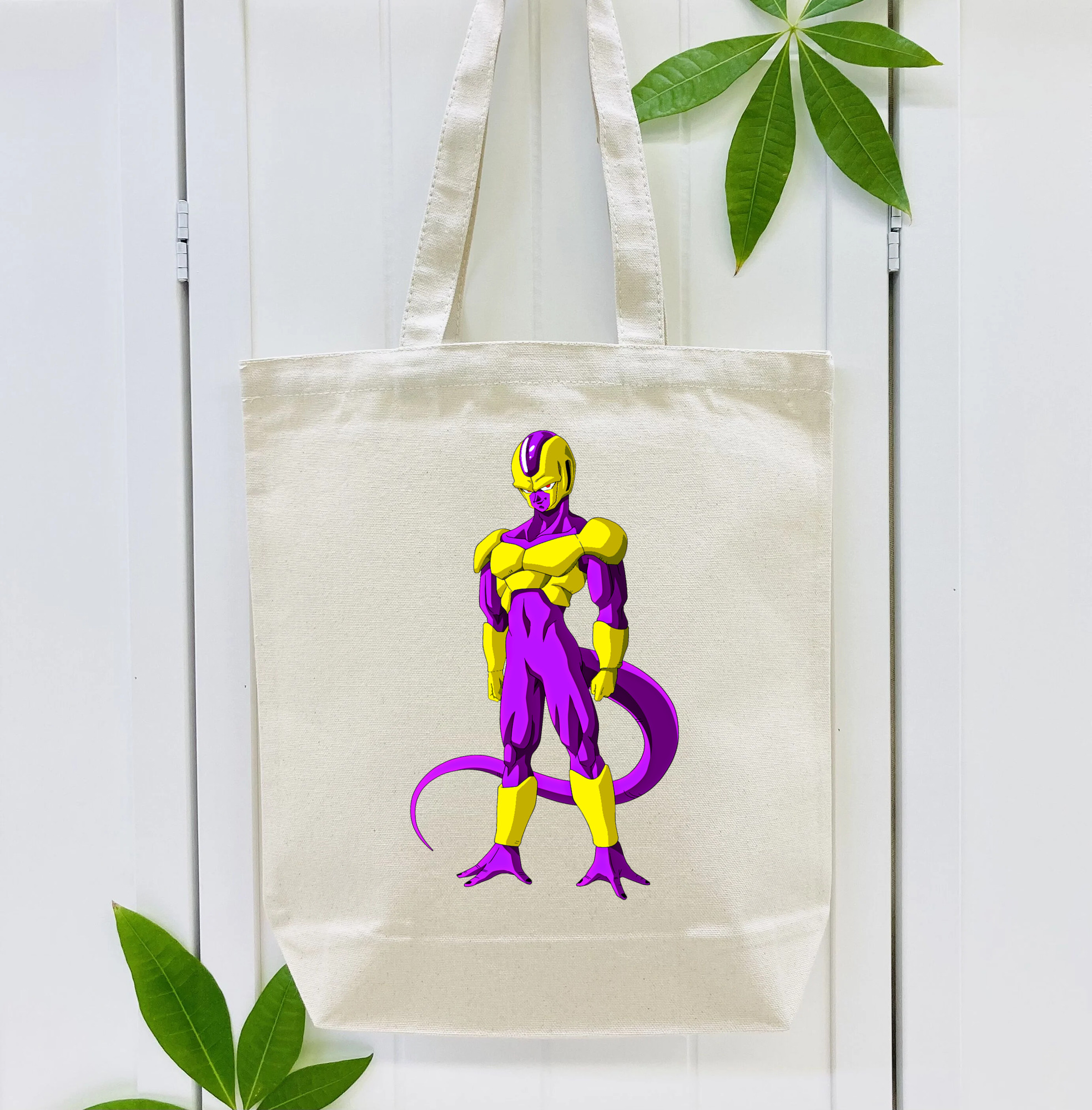ドラゴンボール フリーザ DRAGON BALL Frieza 縦型キャンバス生地手提げバッグ　トートバッグ