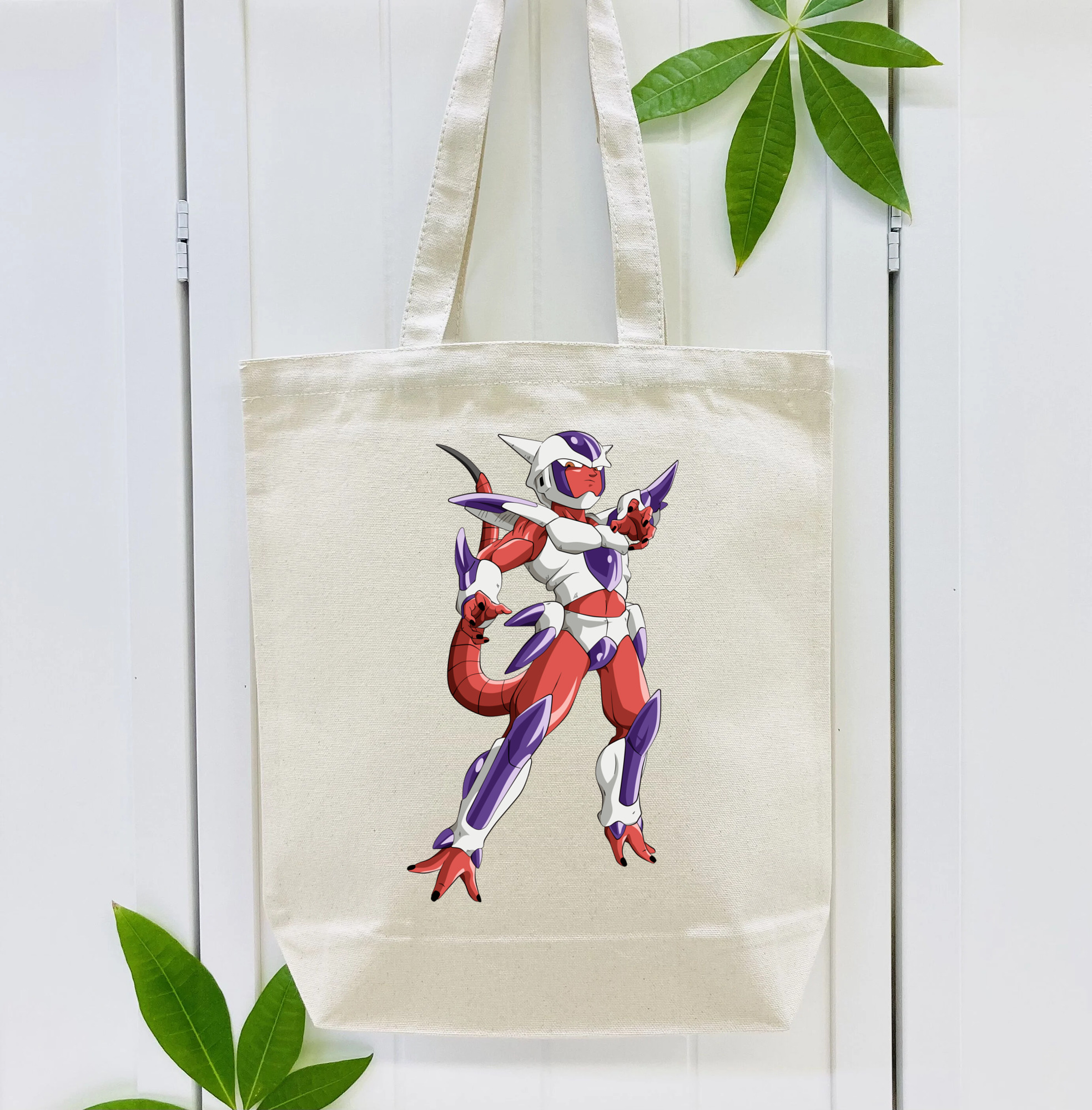 ドラゴンボール フリーザ DRAGON BALL Frieza 縦型キャンバス生地手提げバッグ　トートバッグ