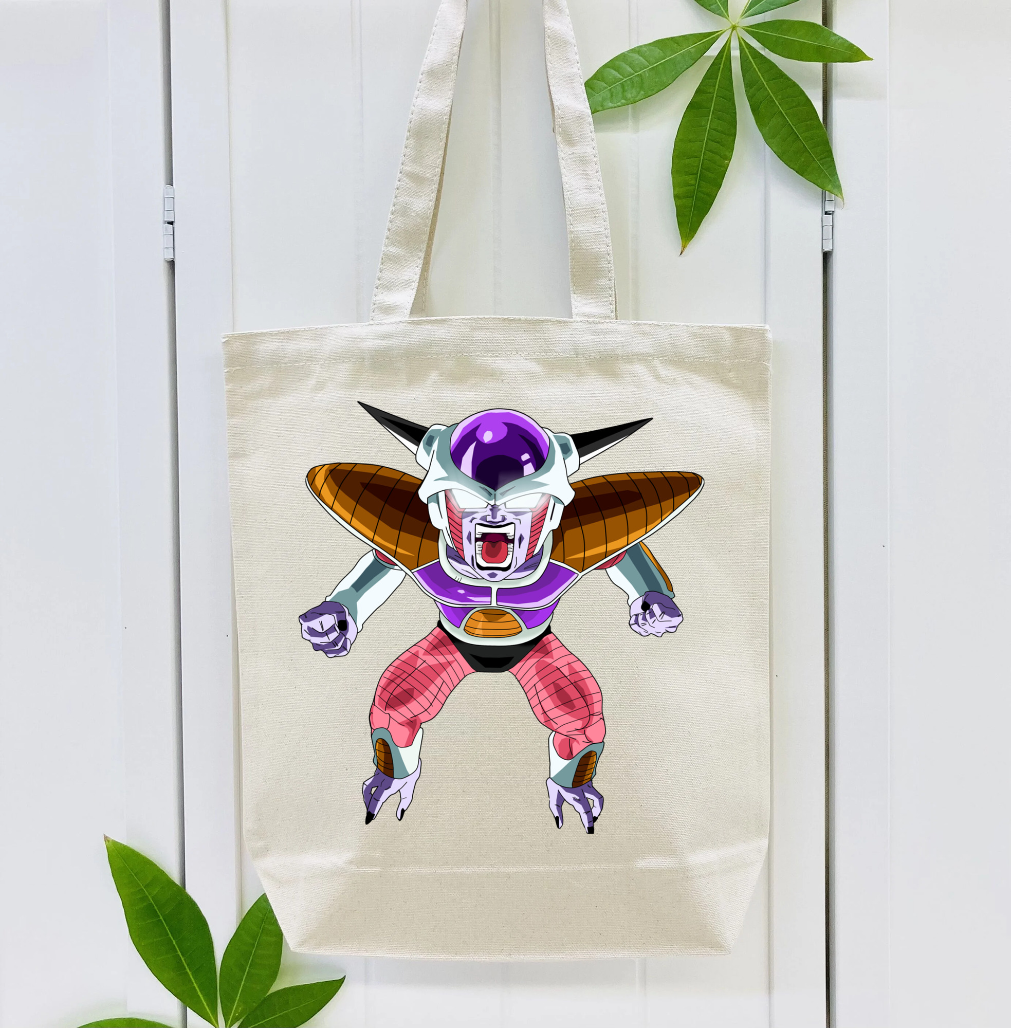 ドラゴンボール フリーザ DRAGON BALL Frieza 縦型キャンバス生地手提げバッグ　トートバッグ