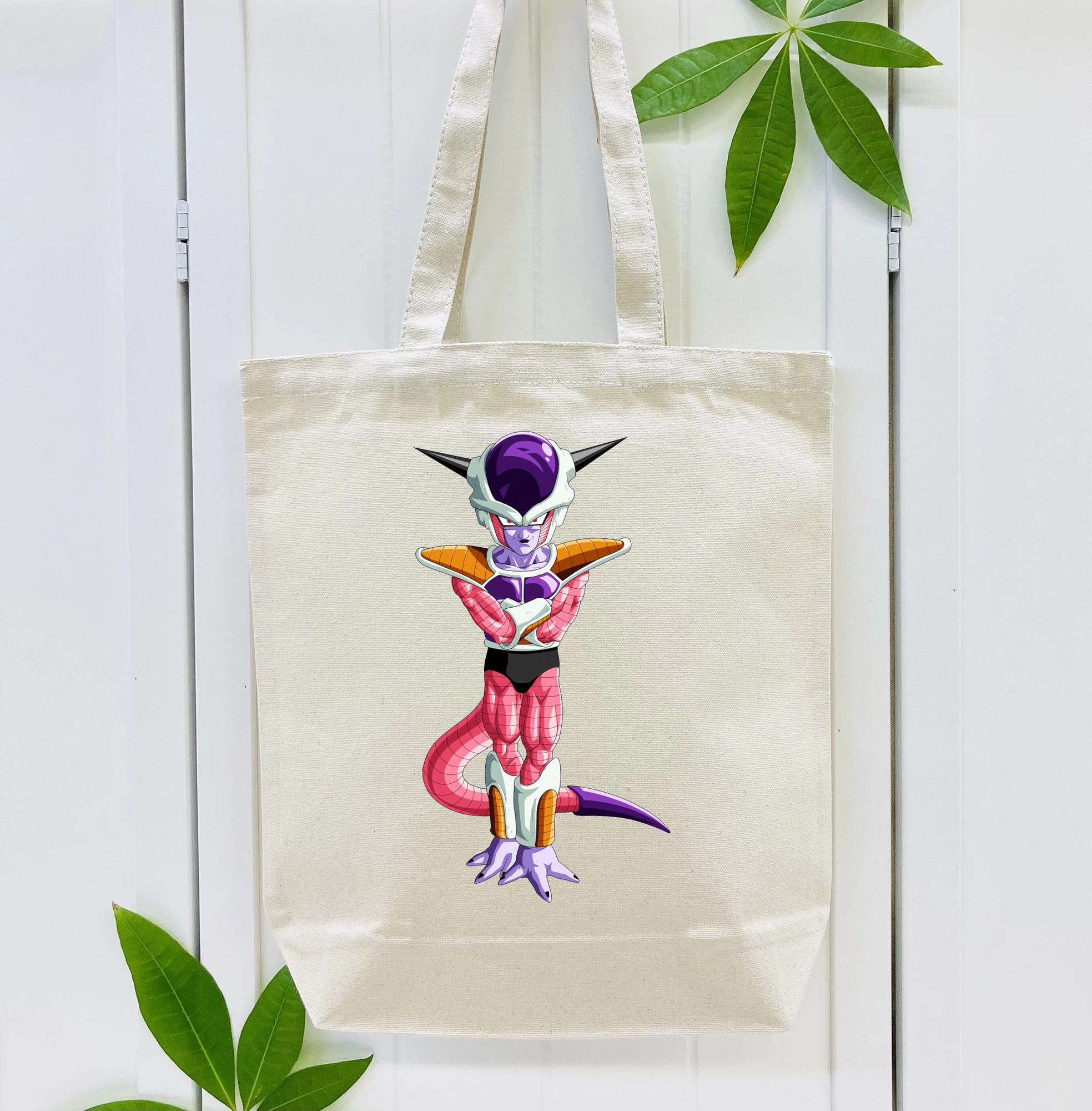 ドラゴンボール フリーザ DRAGON BALL Frieza 縦型キャンバス生地手提げバッグ　トートバッグ