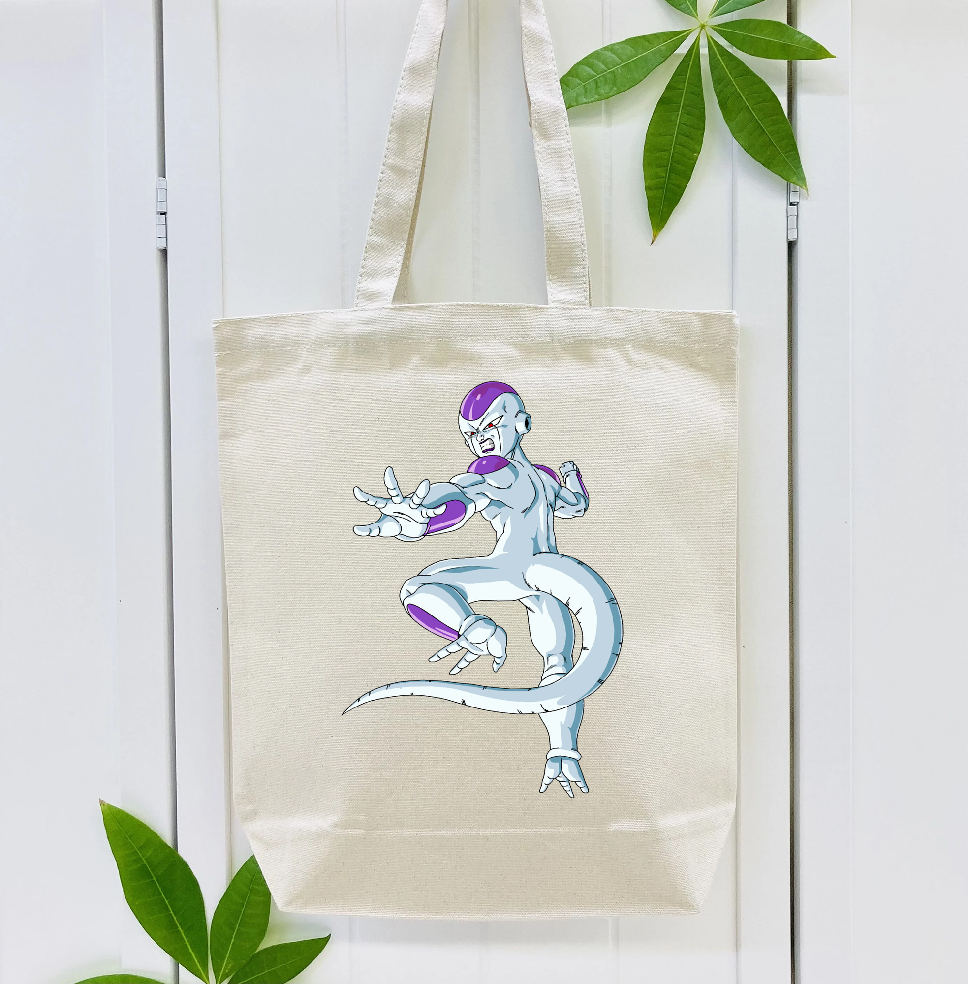 ドラゴンボール フリーザ DRAGON BALL Frieza 縦型キャンバス生地手提げバッグ　トートバッグ