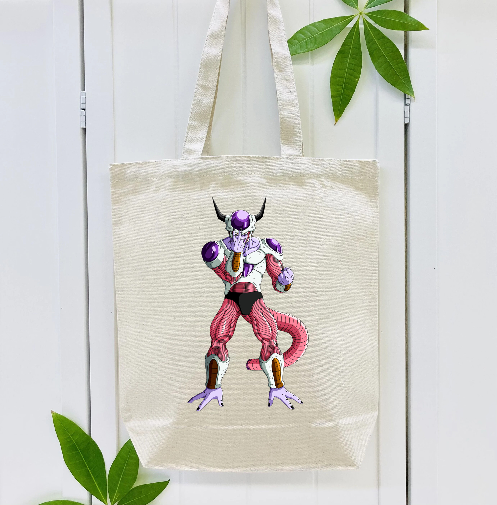 ドラゴンボール フリーザ DRAGON BALL Frieza 縦型キャンバス生地手提げバッグ　トートバッグ