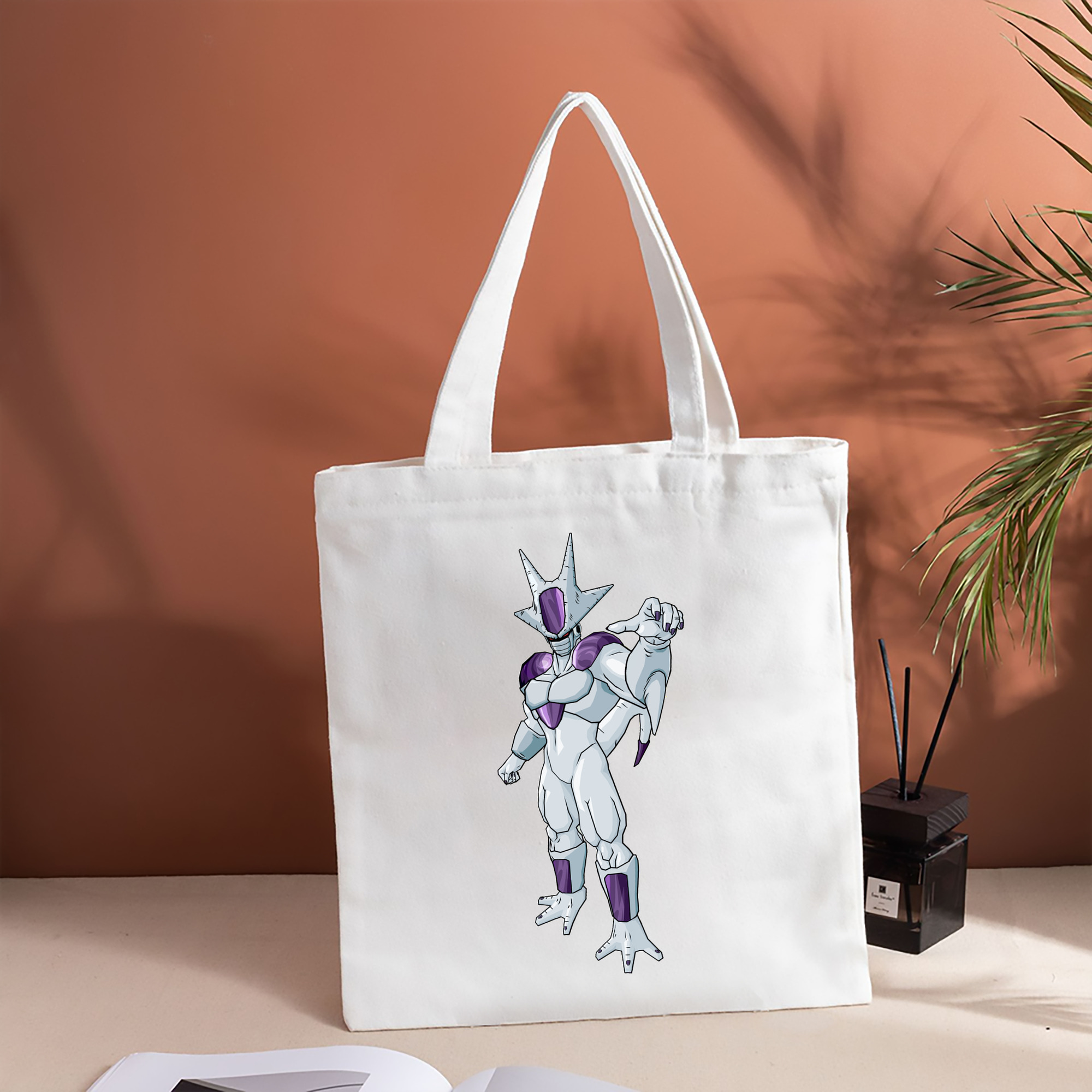 ドラゴンボール クウラ DRAGON BALL Cooler Coora 縦型キャンバス生地手提げバッグ　トートバッグ