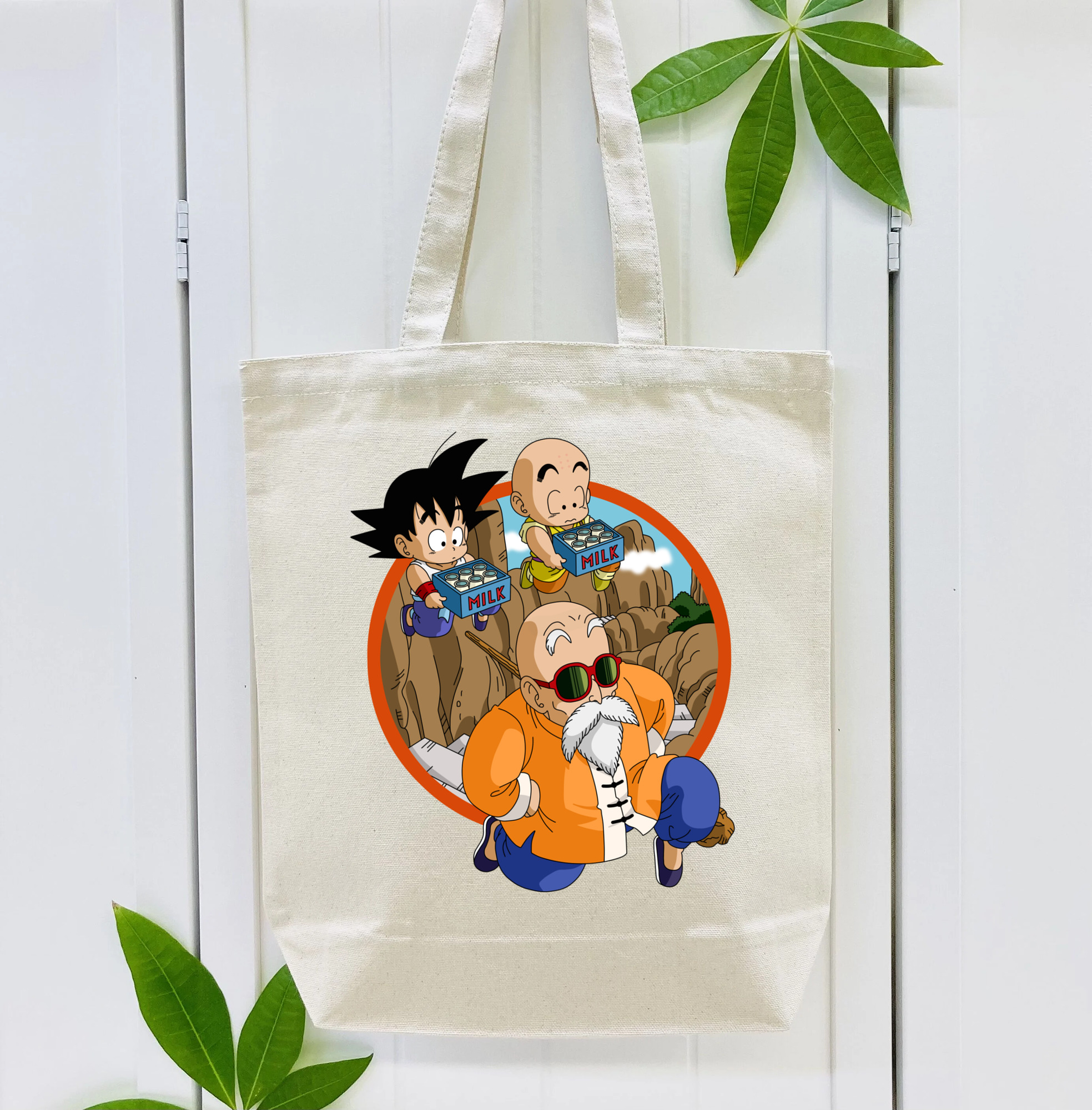 ドラゴンボール 亀仙人（かめせんにん） DRAGON BALL Master Roshi Kame Sennin 縦型キャンバス生地手提げバッグ　トートバッグ