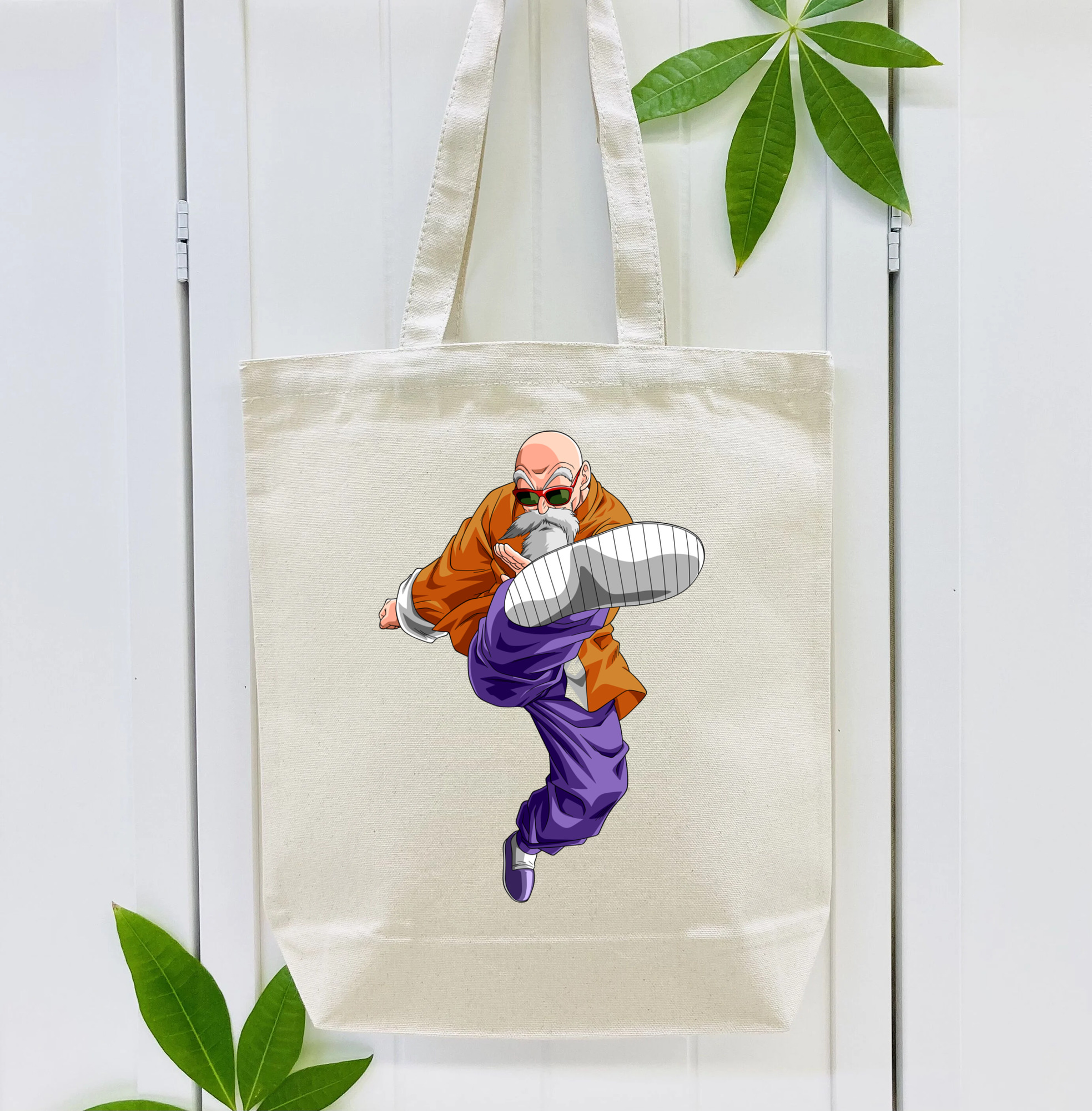 ドラゴンボール 亀仙人（かめせんにん） DRAGON BALL Master Roshi Kame Sennin 縦型キャンバス生地手提げバッグ　トートバッグ