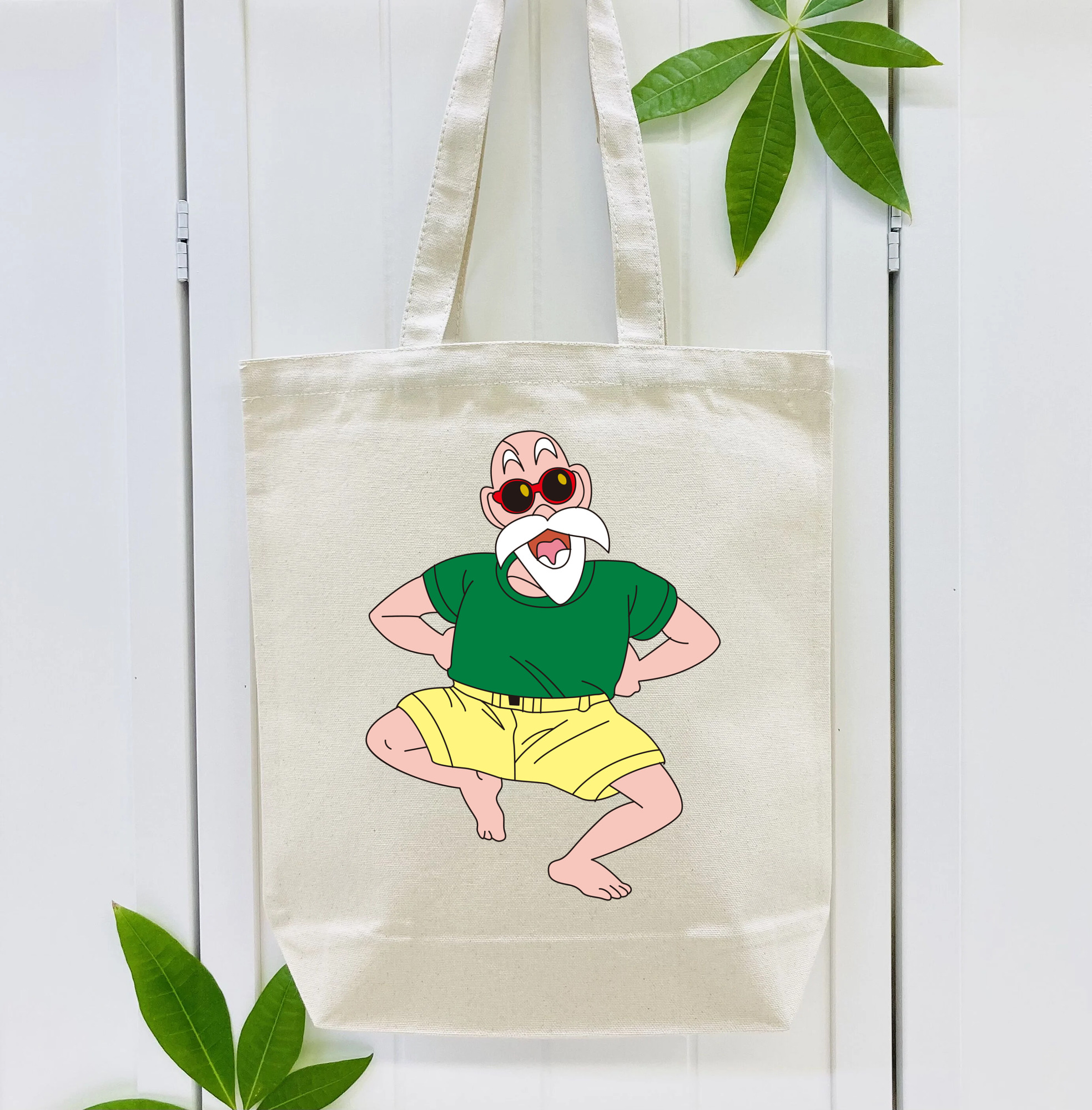 ドラゴンボール 亀仙人（かめせんにん） DRAGON BALL Master Roshi Kame Sennin 縦型キャンバス生地手提げバッグ　トートバッグ