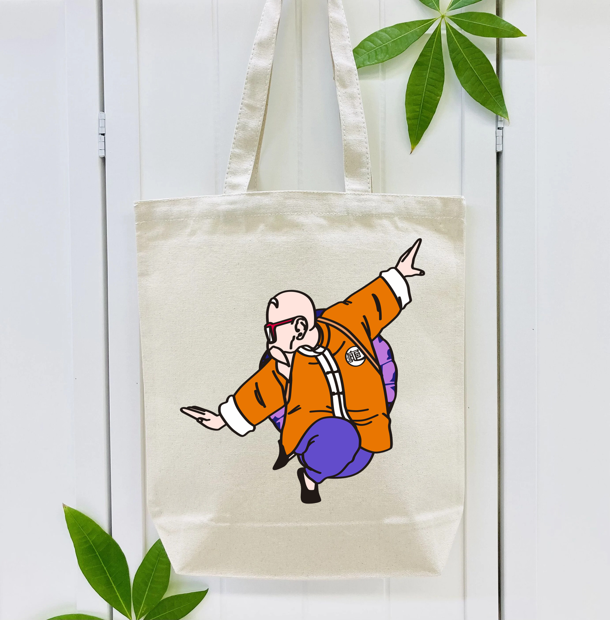 ドラゴンボール 亀仙人（かめせんにん） DRAGON BALL Master Roshi Kame Sennin 縦型キャンバス生地手提げバッグ　トートバッグ