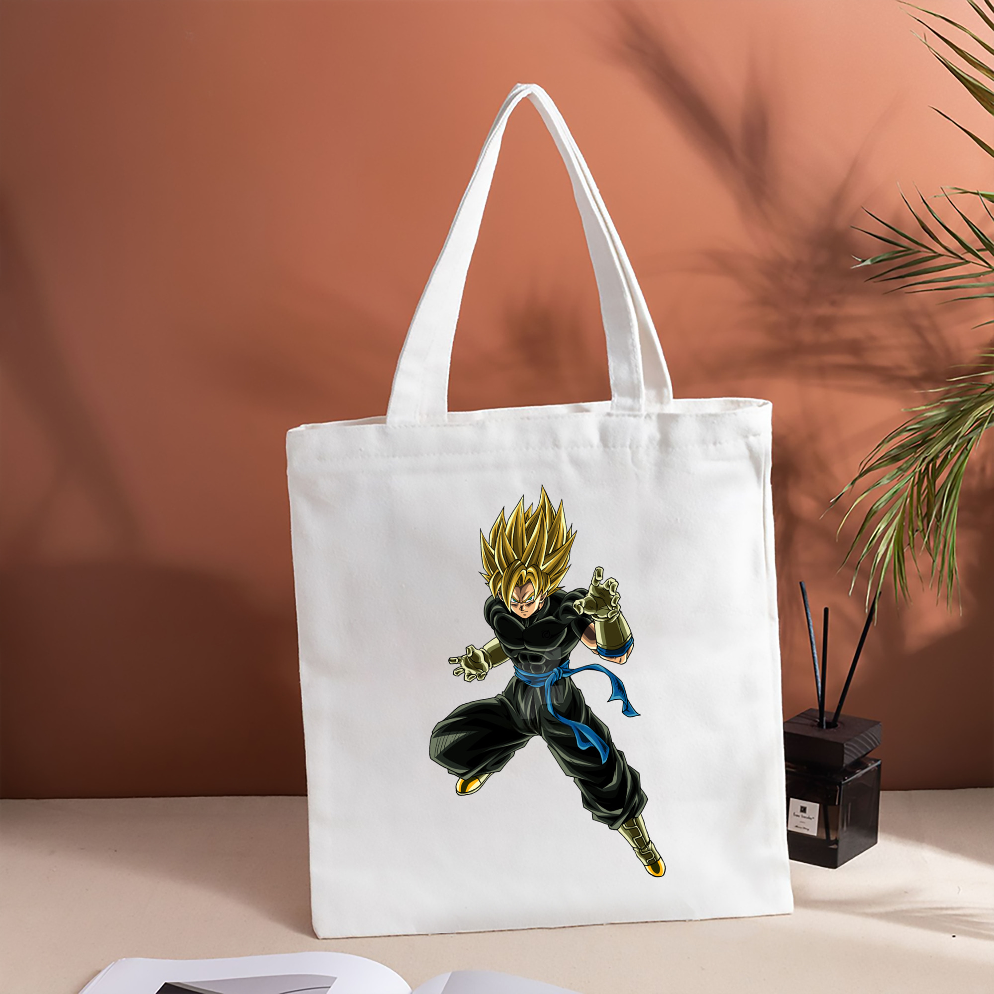 ドラゴンボール ベジット DRAGON BALL Vegetto 縦型キャンバス生地手提げバッグ　トートバッグ