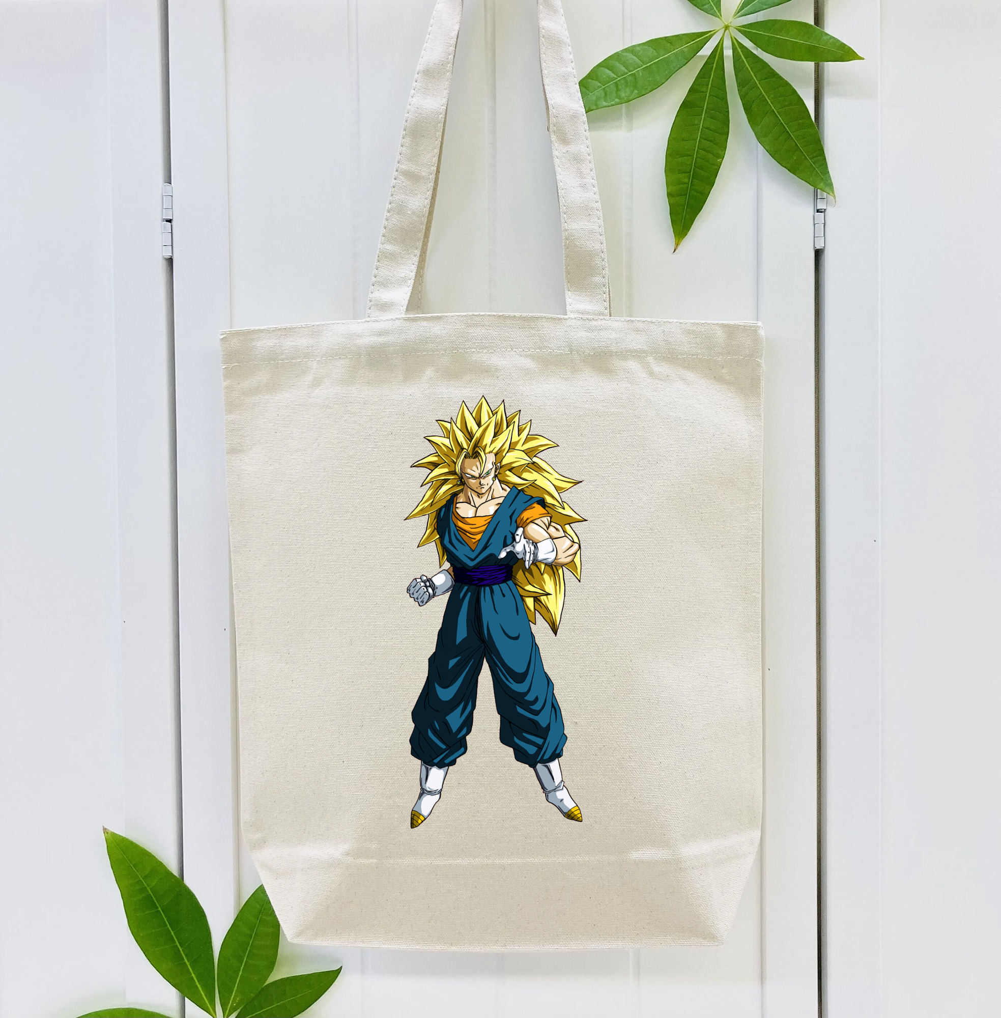 ドラゴンボール ベジット DRAGON BALL Vegetto 縦型キャンバス生地手提げバッグ　トートバッグ