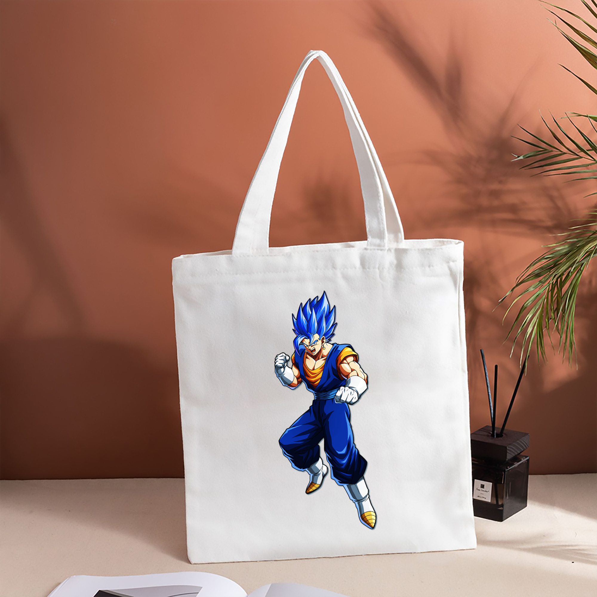 ドラゴンボール ベジット DRAGON BALL Vegetto 縦型キャンバス生地手提げバッグ　トートバッグ