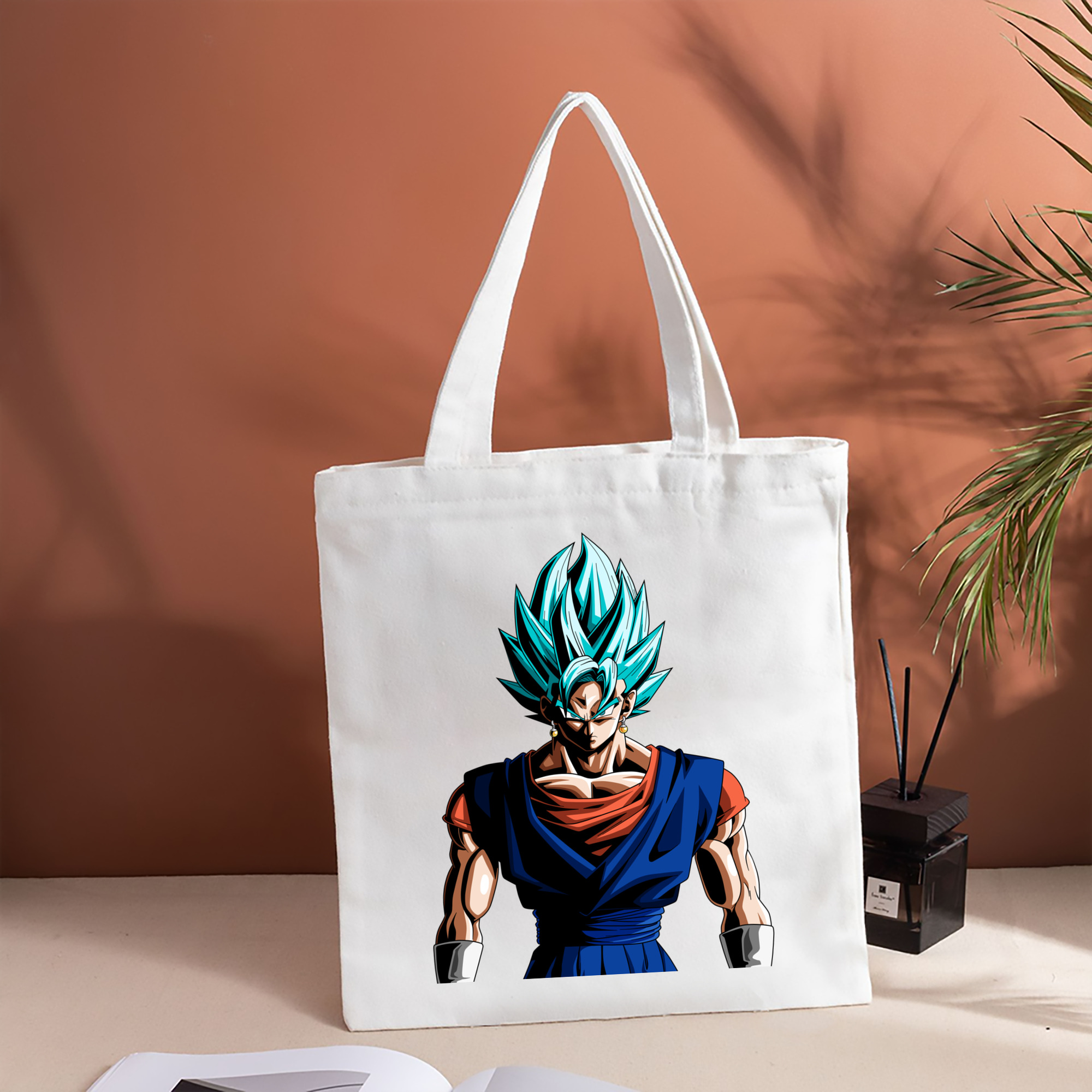 ドラゴンボール ベジット DRAGON BALL Vegetto 縦型キャンバス生地手提げバッグ　トートバッグ