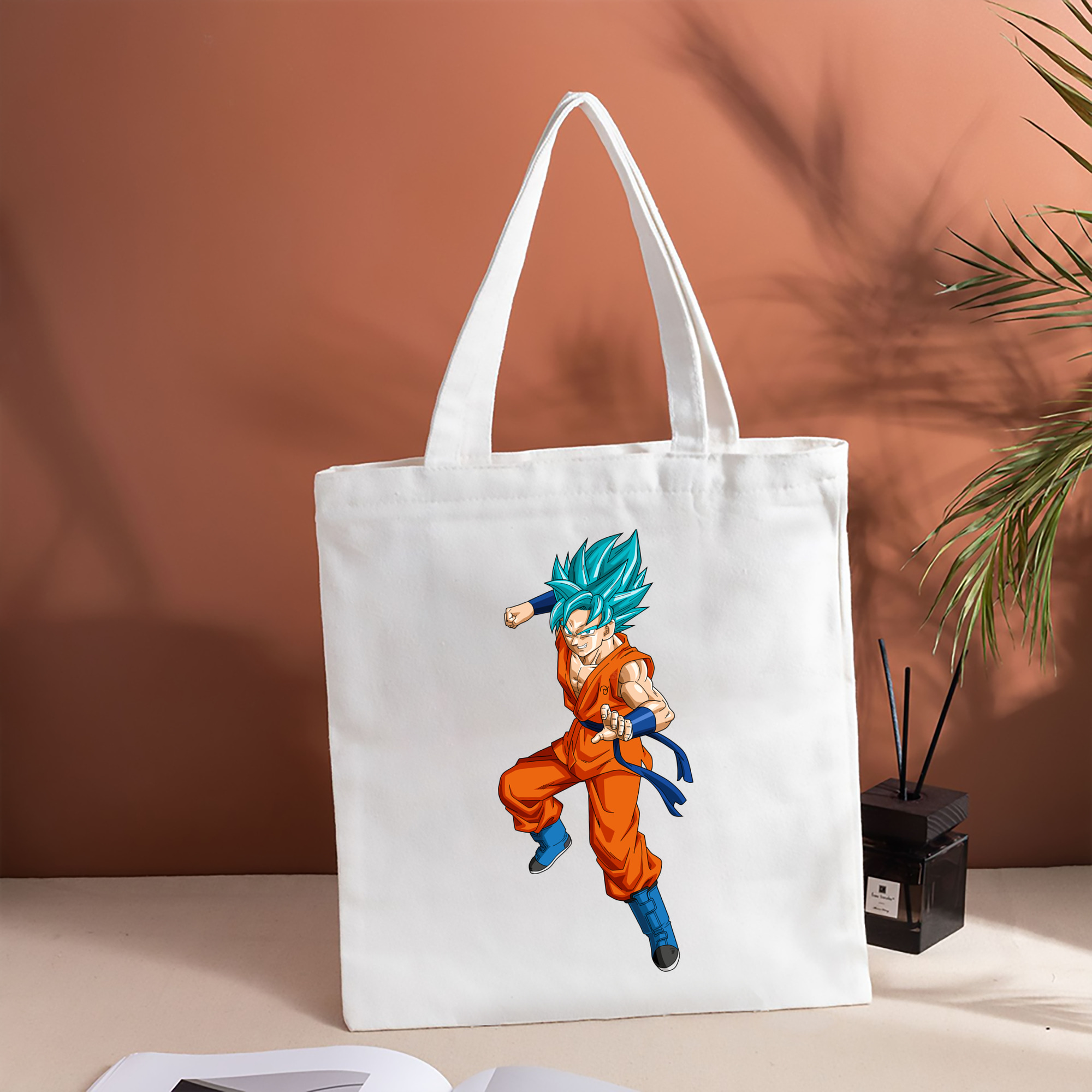 ドラゴンボール ベジット DRAGON BALL Vegetto 縦型キャンバス生地手提げバッグ　トートバッグ