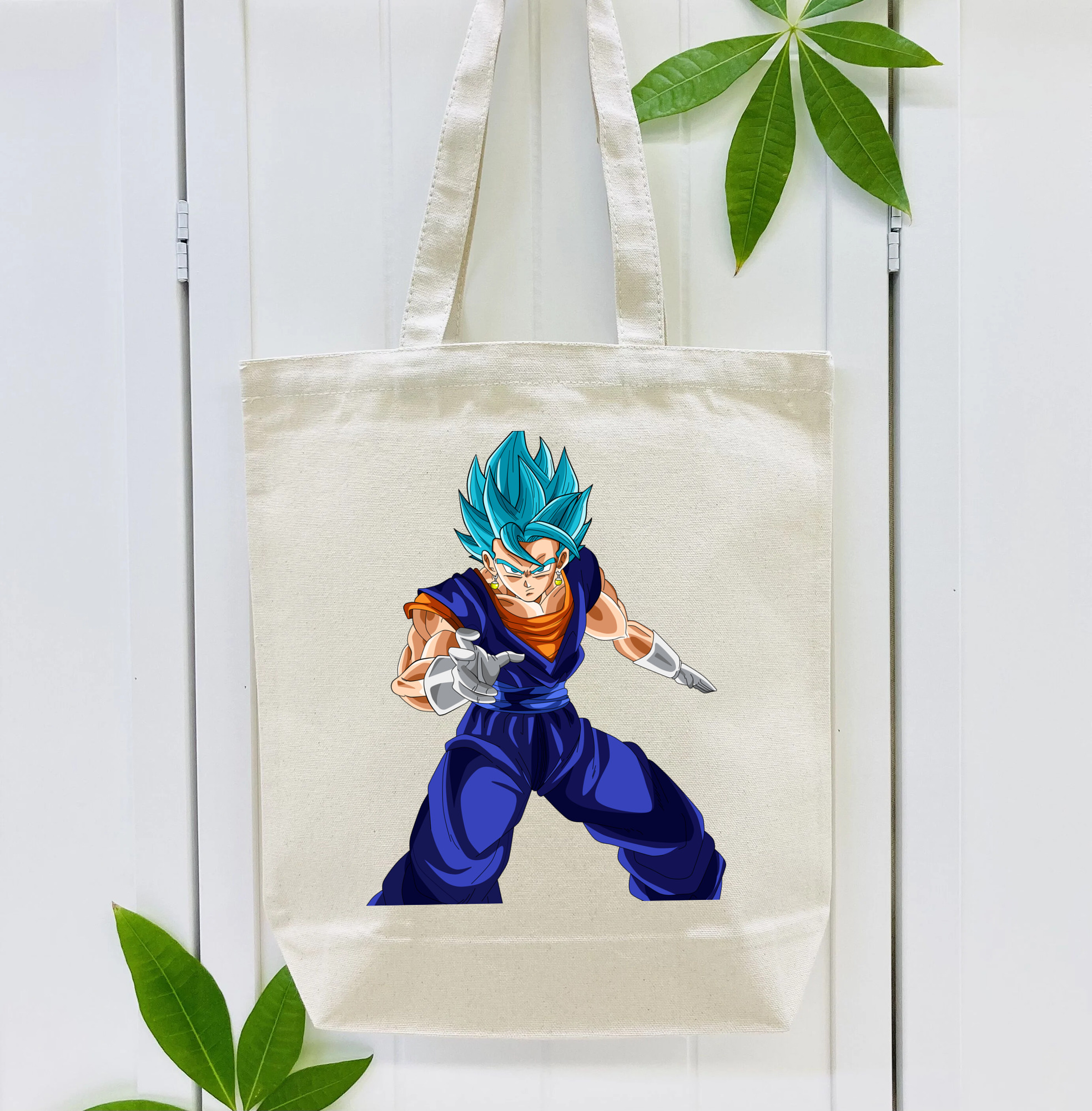 ドラゴンボール ベジット DRAGON BALL Vegetto 縦型キャンバス生地手提げバッグ　トートバッグ