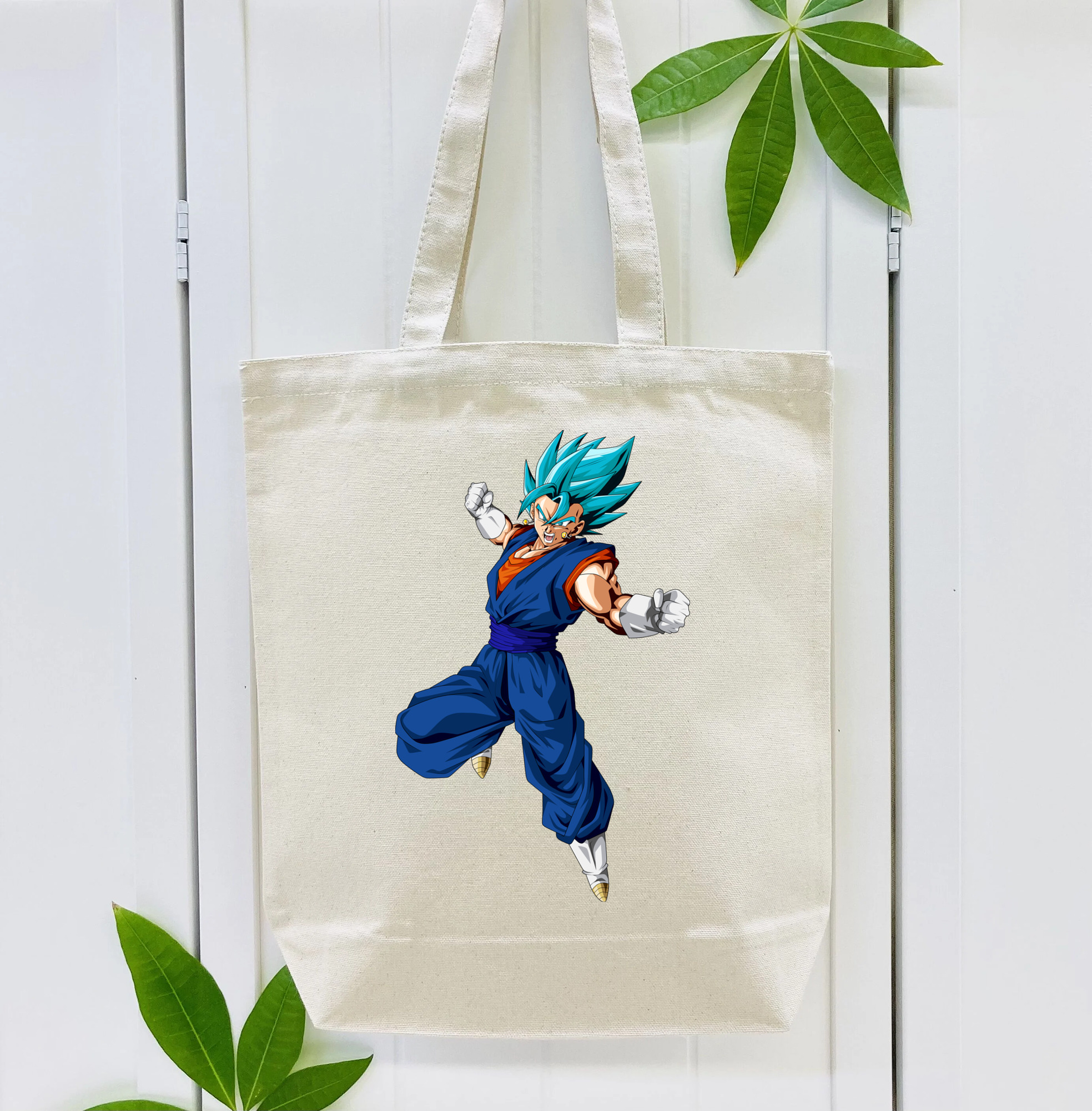 ドラゴンボール ベジット DRAGON BALL Vegetto 縦型キャンバス生地手提げバッグ　トートバッグ