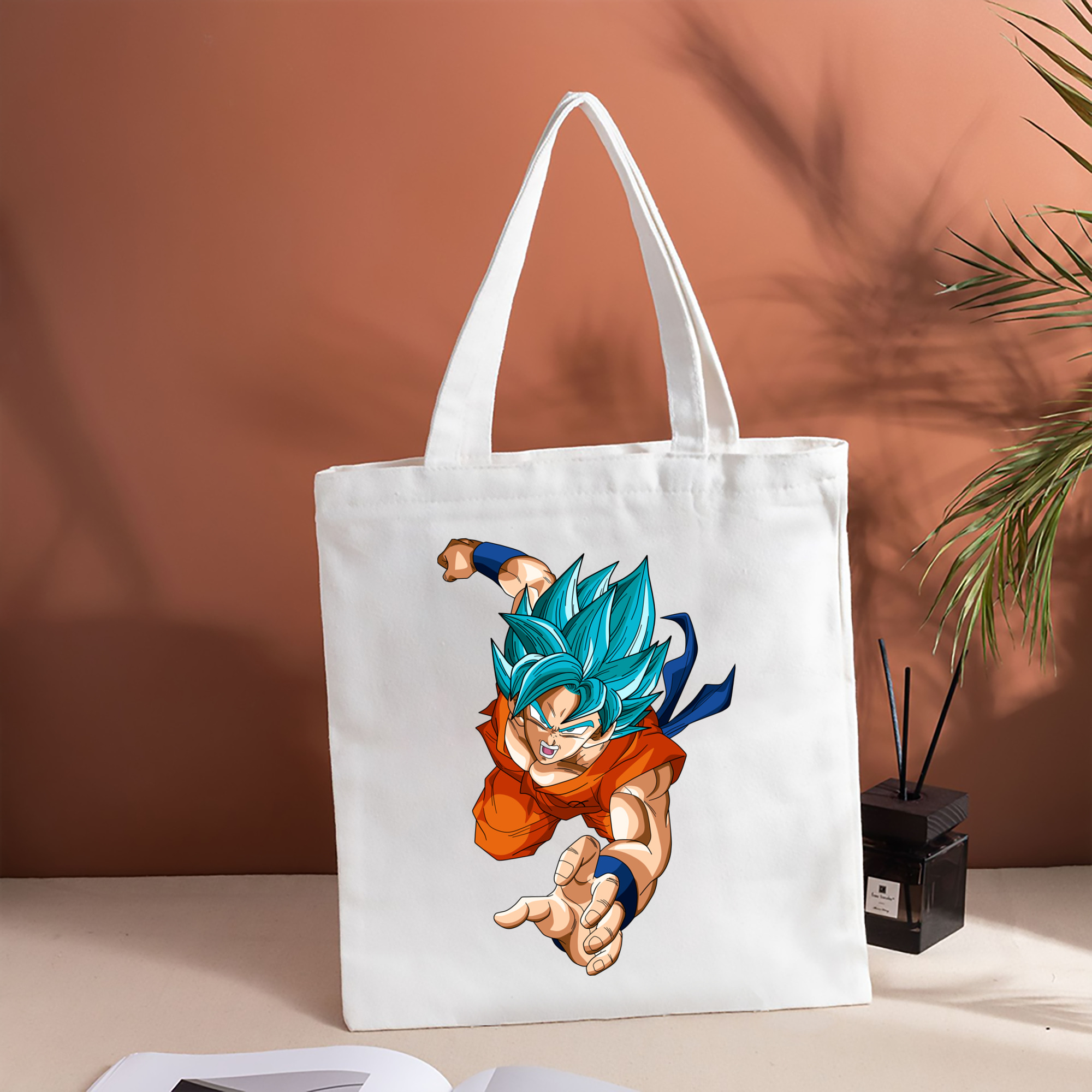 ドラゴンボール ベジット DRAGON BALL Vegetto 縦型キャンバス生地手提げバッグ　トートバッグ