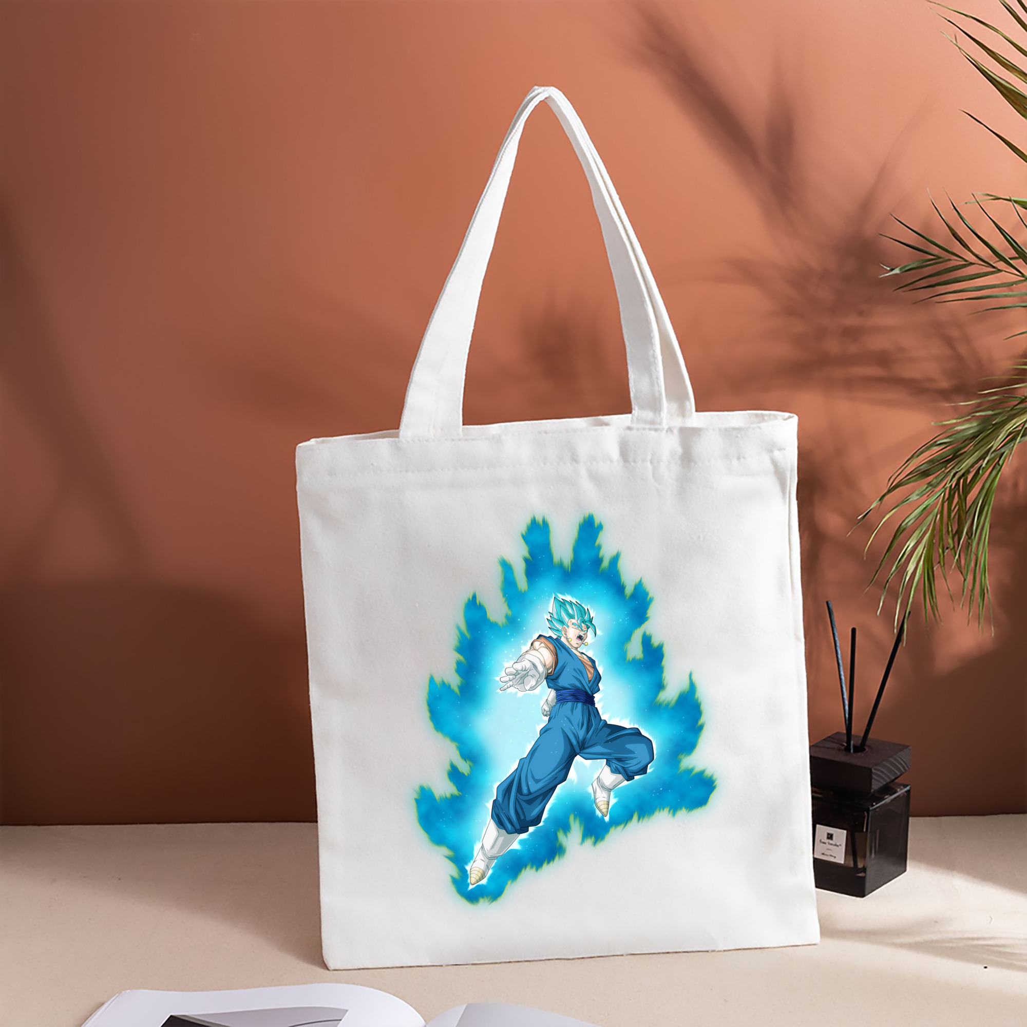 ドラゴンボール ベジット DRAGON BALL Vegetto 縦型キャンバス生地手提げバッグ　トートバッグ