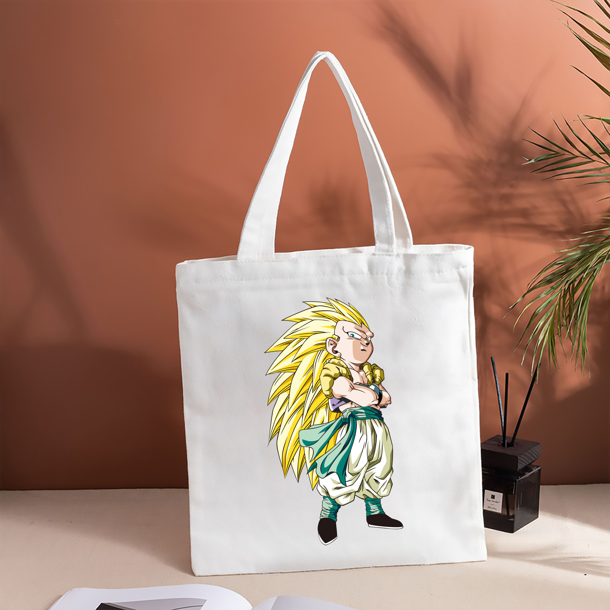 ドラゴンボール ベジット DRAGON BALL Vegetto 縦型キャンバス生地手提げバッグ　トートバッグ