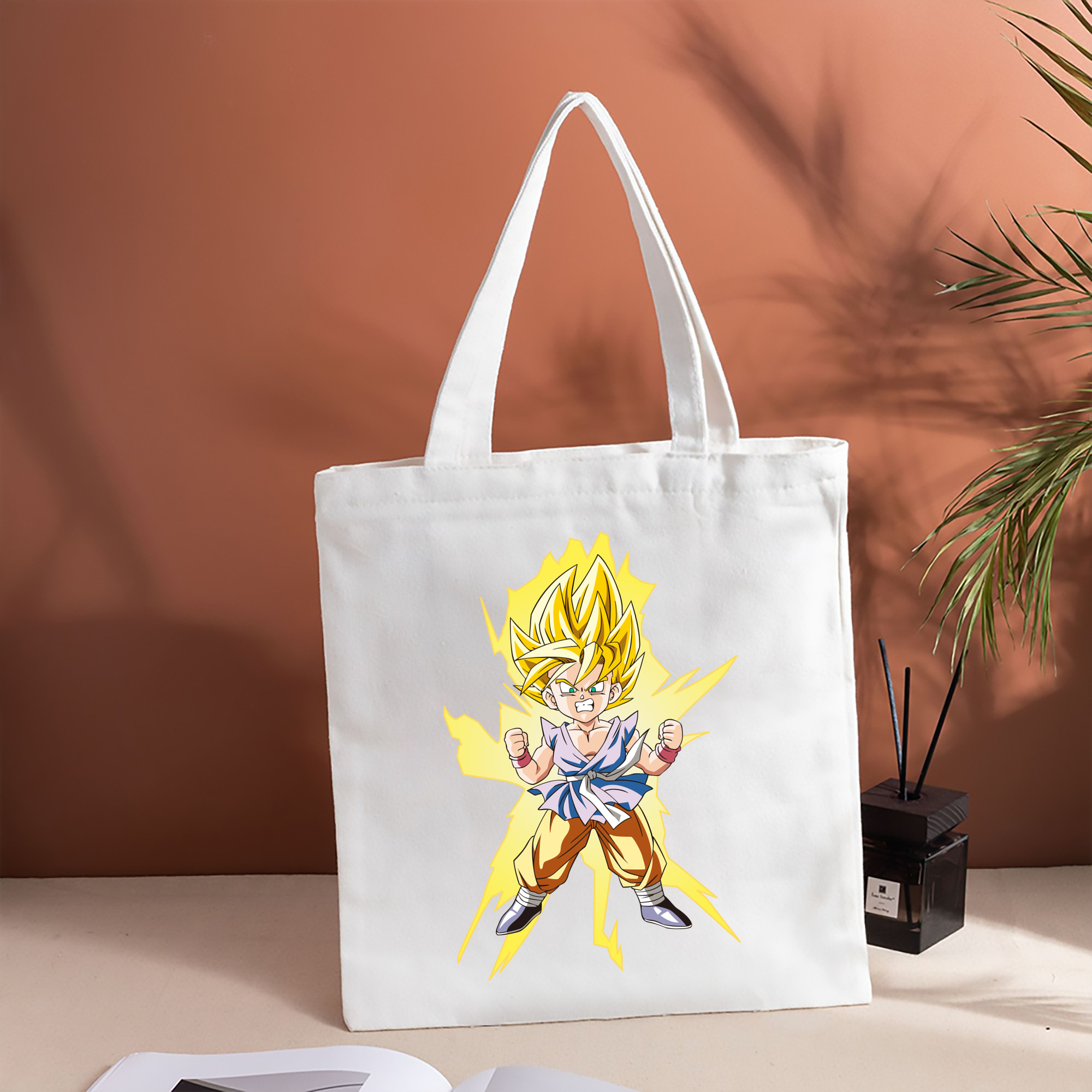 ドラゴンボール ベジット DRAGON BALL Vegetto 縦型キャンバス生地手提げバッグ　トートバッグ