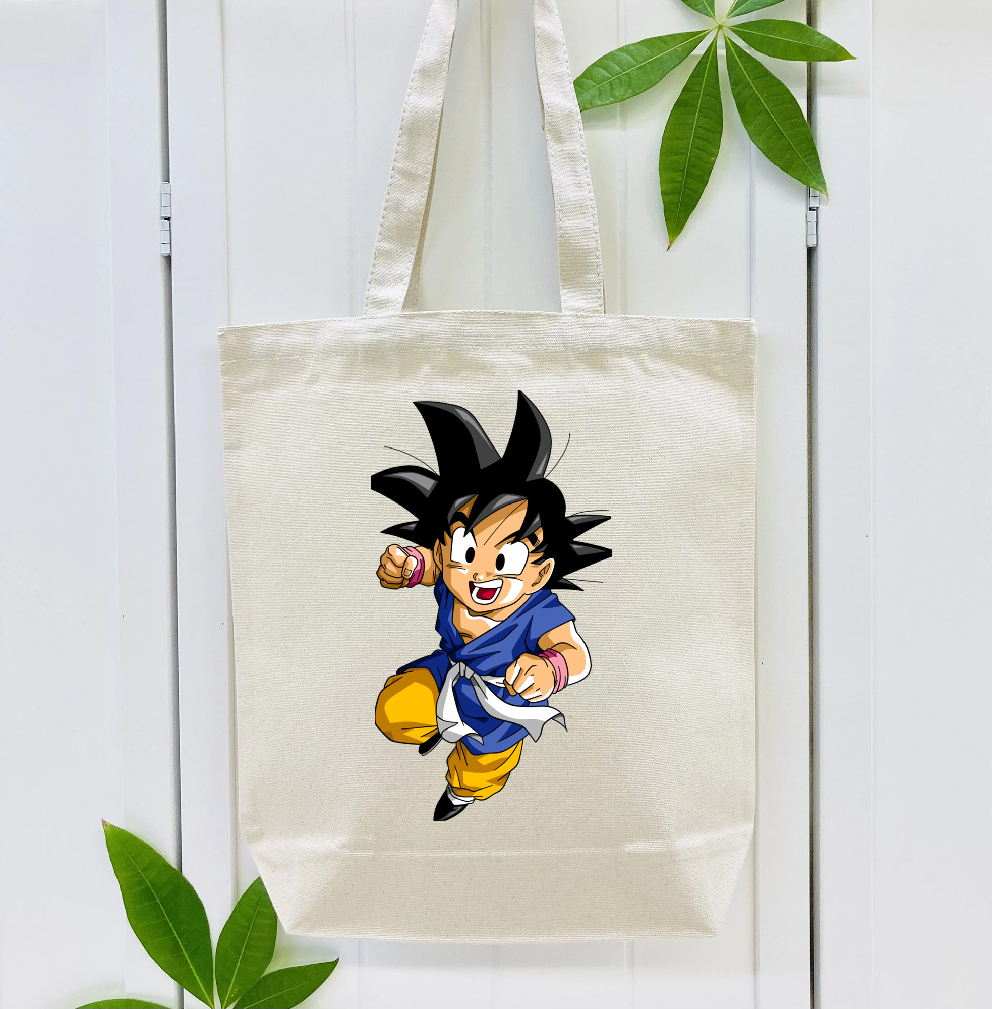 ドラゴンボール 孫悟天 そん ごてん DRAGON BALL Son Goten 縦型キャンバス生地手提げバッグ　トートバッグ