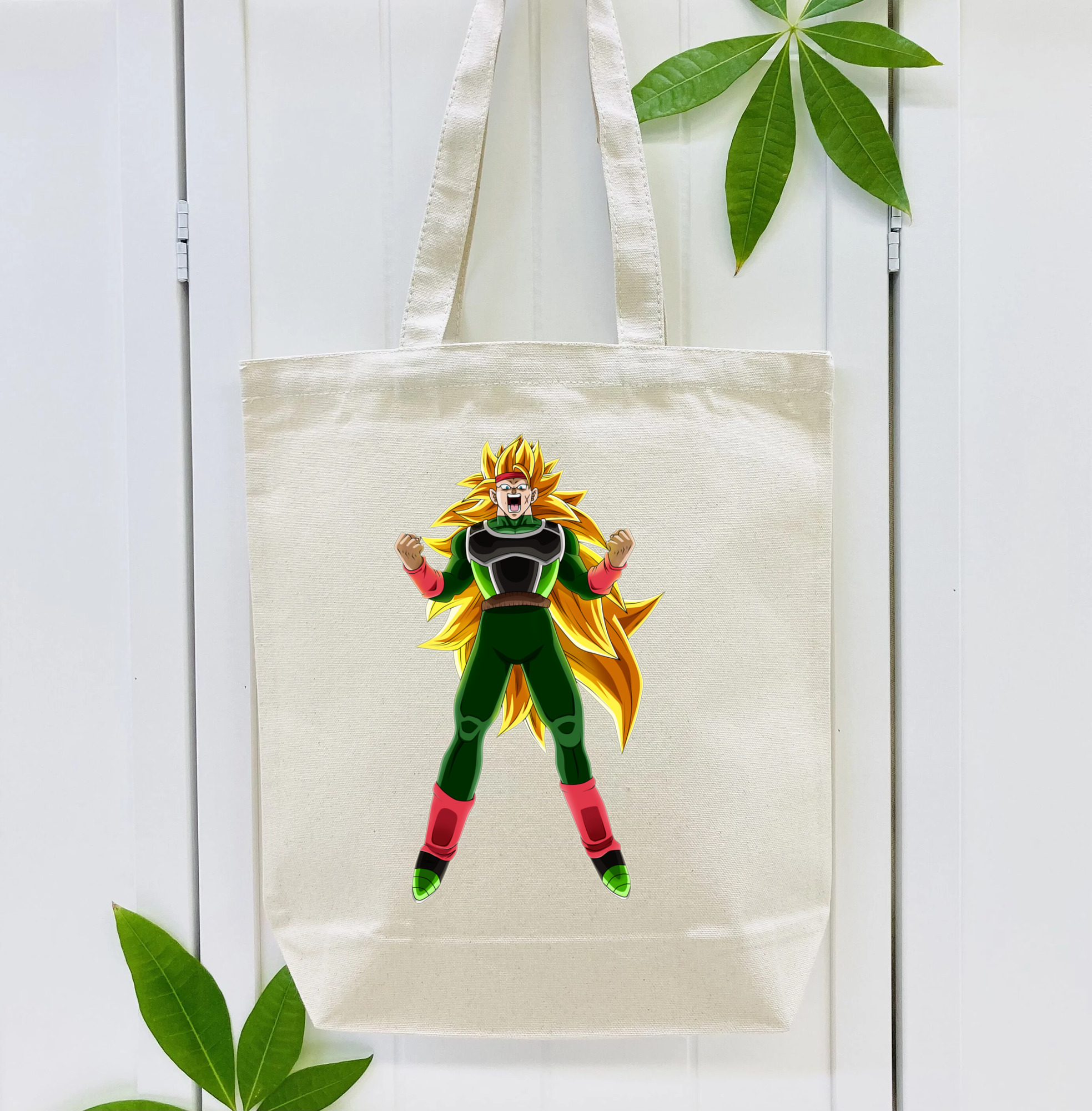 ドラゴンボール ブロリー DRAGON BALL Broli 縦型キャンバス生地手提げバッグ　トートバッグ
