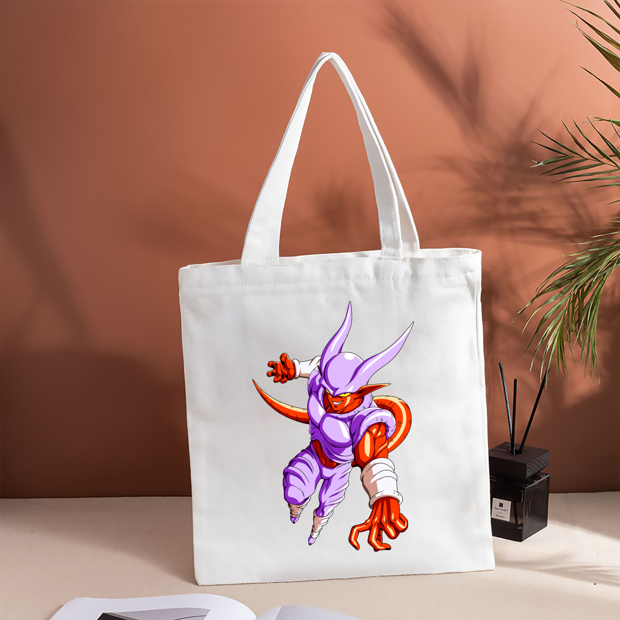 ドラゴンボール ジャネンバ DRAGON BALL Janemba 縦型キャンバス生地手提げバッグ　トートバッグ