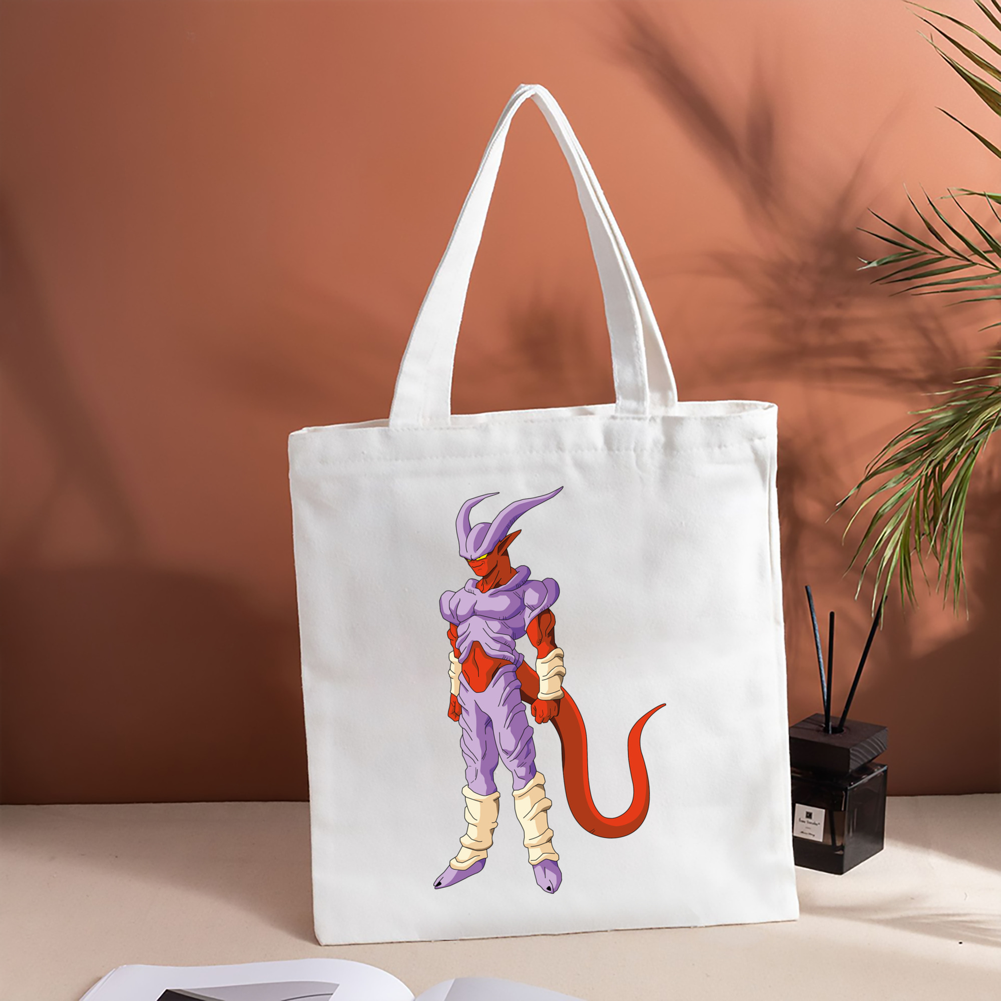 ドラゴンボール ジャネンバ DRAGON BALL Janemba 縦型キャンバス生地手提げバッグ　トートバッグ