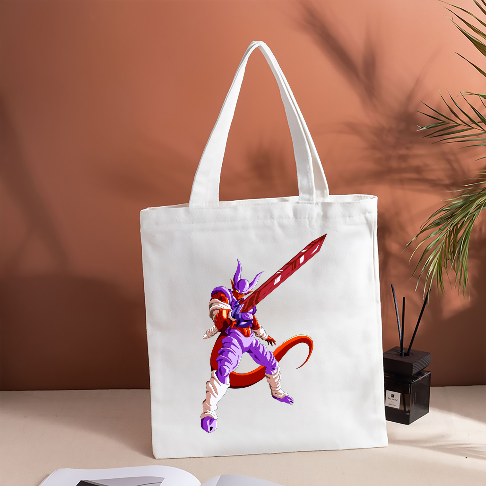 ドラゴンボール ジャネンバ DRAGON BALL Janemba 縦型キャンバス生地手提げバッグ　トートバッグ