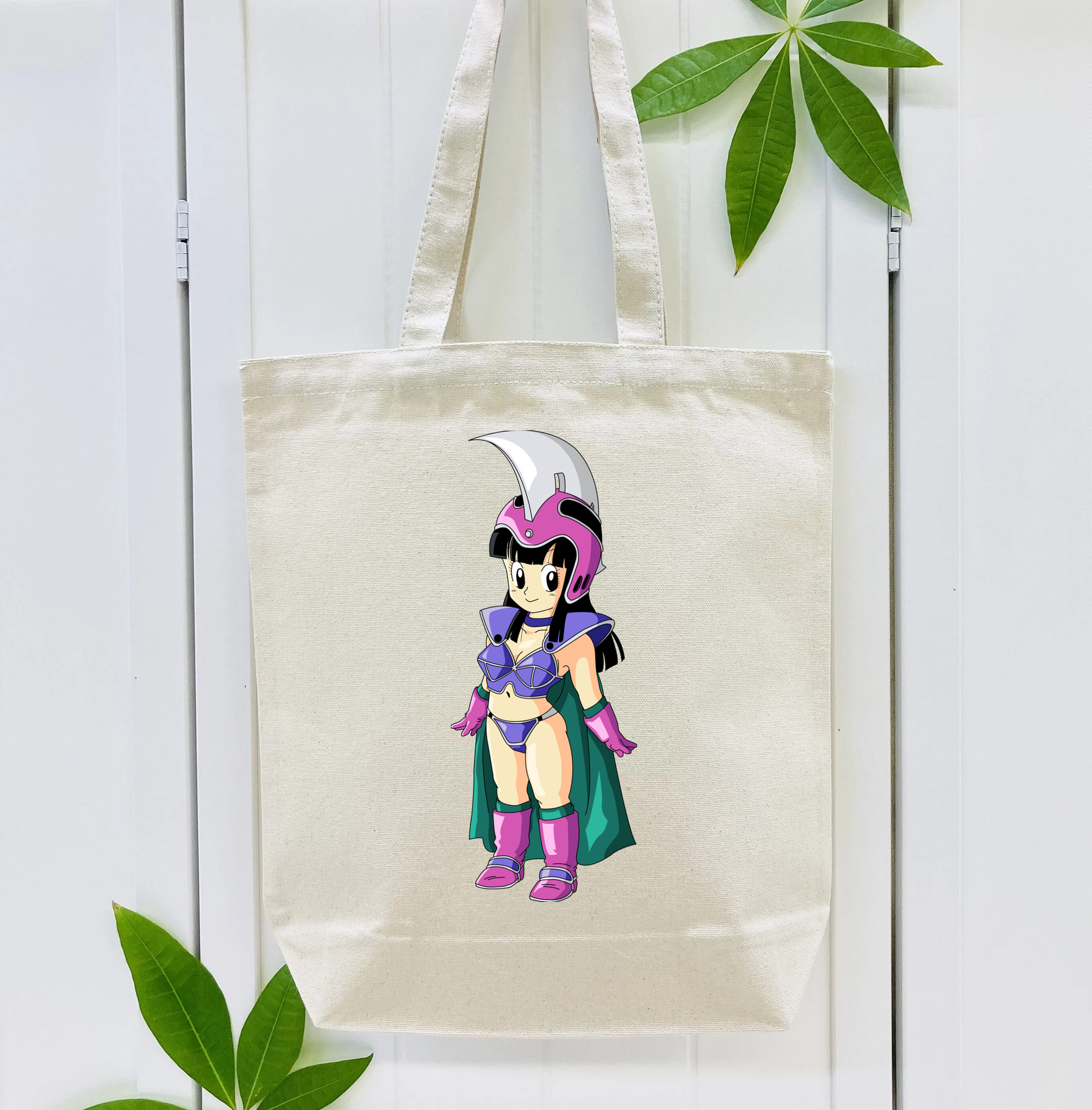 ドラゴンボール チチ DRAGON BALL Chichi 縦型キャンバス生地手提げバッグ　トートバッグ