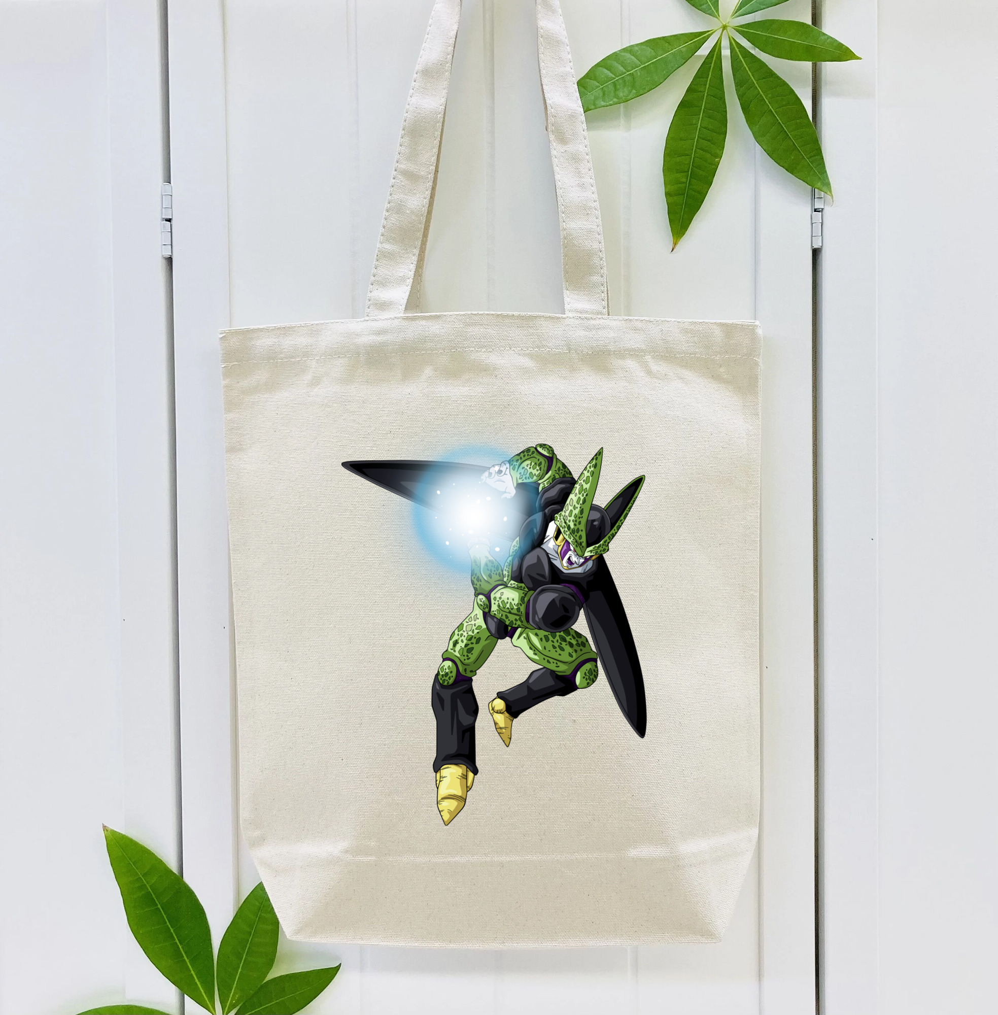 ドラゴンボール セル DRAGON BALL Cell 縦型キャンバス生地手提げバッグ　トートバッグ