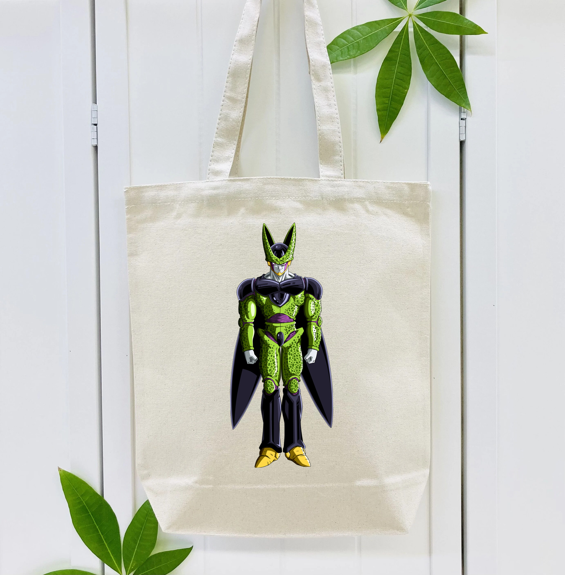 ドラゴンボール セル DRAGON BALL Cell 縦型キャンバス生地手提げバッグ　トートバッグ