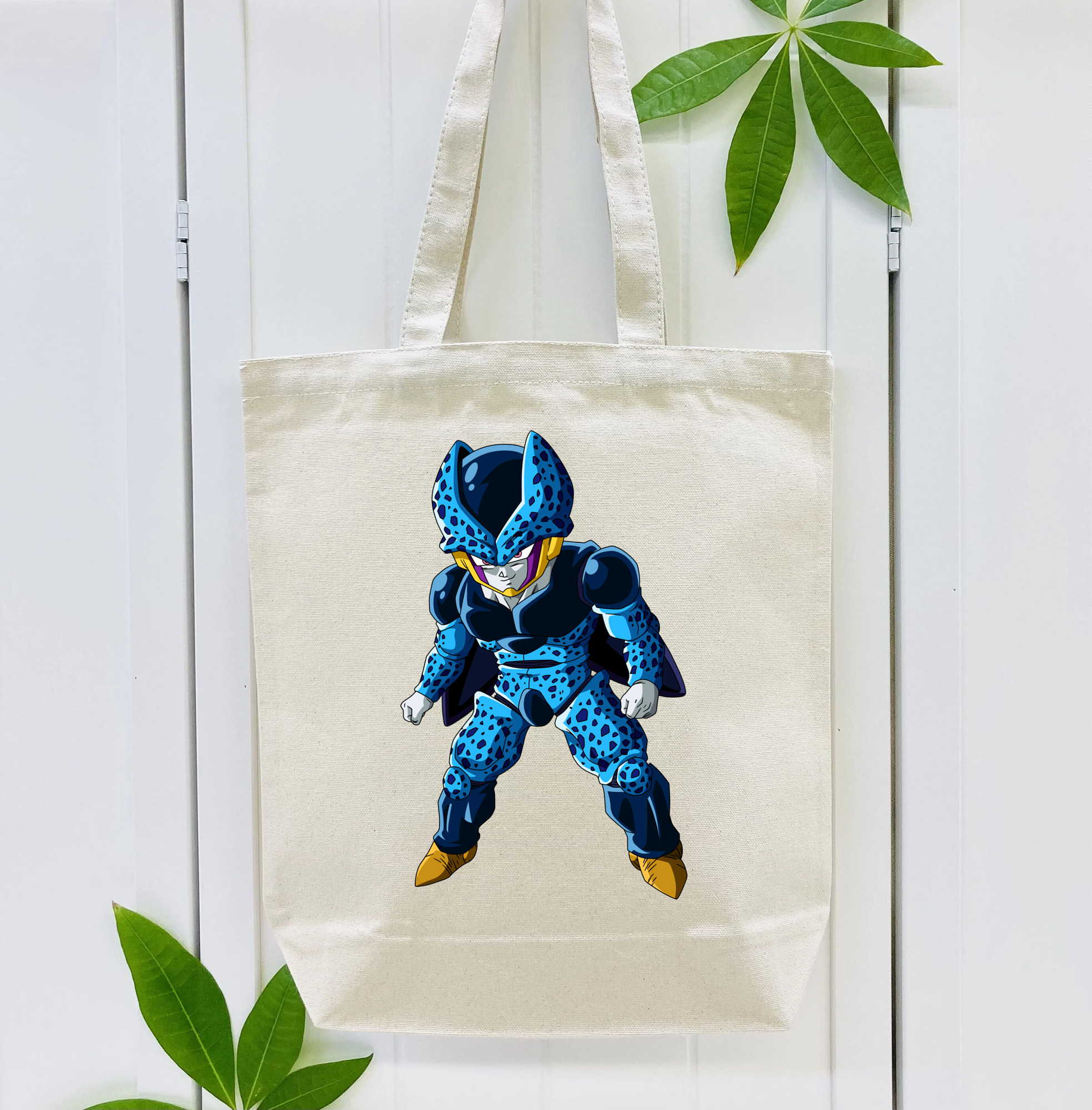 ドラゴンボール セル DRAGON BALL Cell 縦型キャンバス生地手提げバッグ　トートバッグ