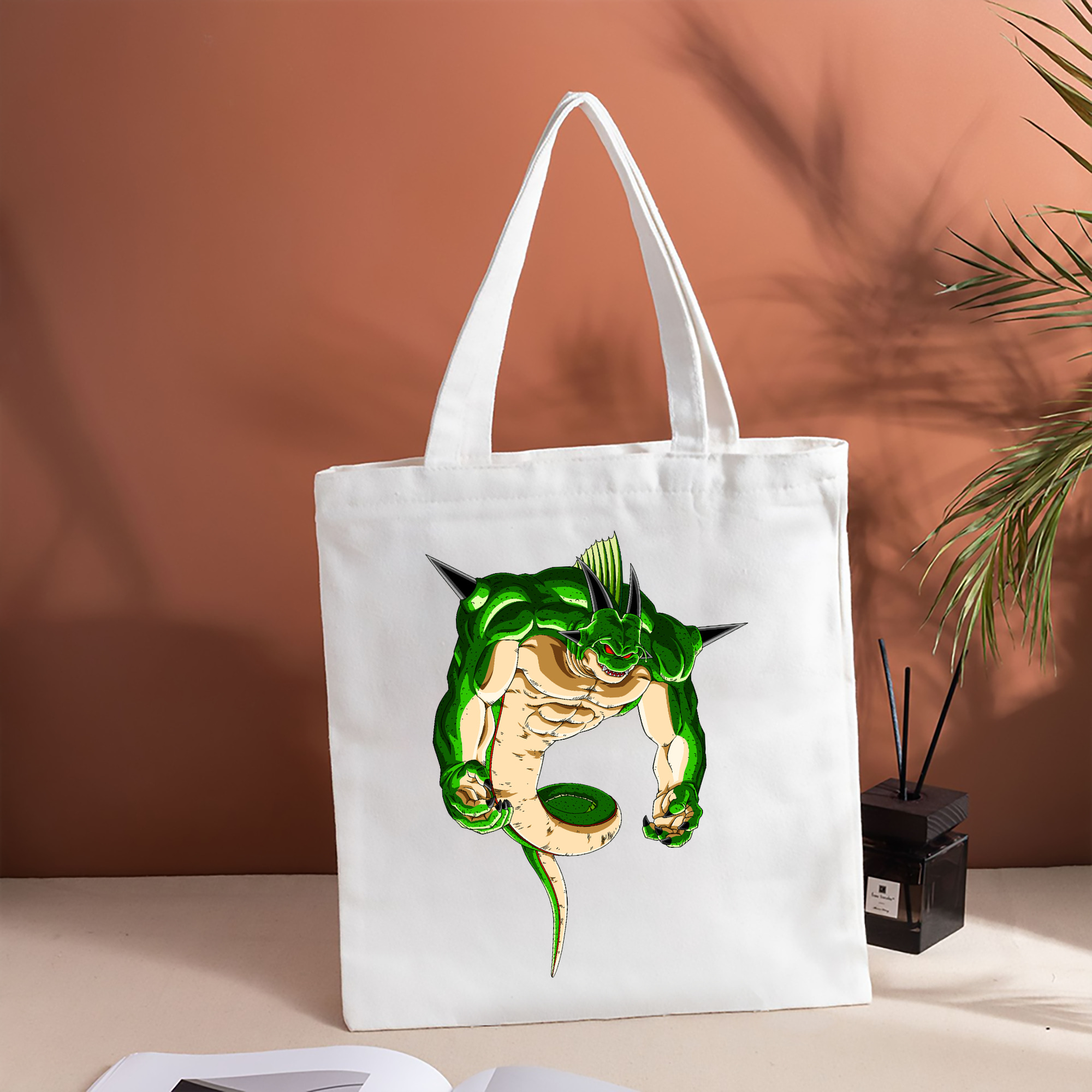 ドラゴンボール 神龍 シェンロン DRAGON BALL Shenron 縦型キャンバス生地手提げバッグ　トートバッグ