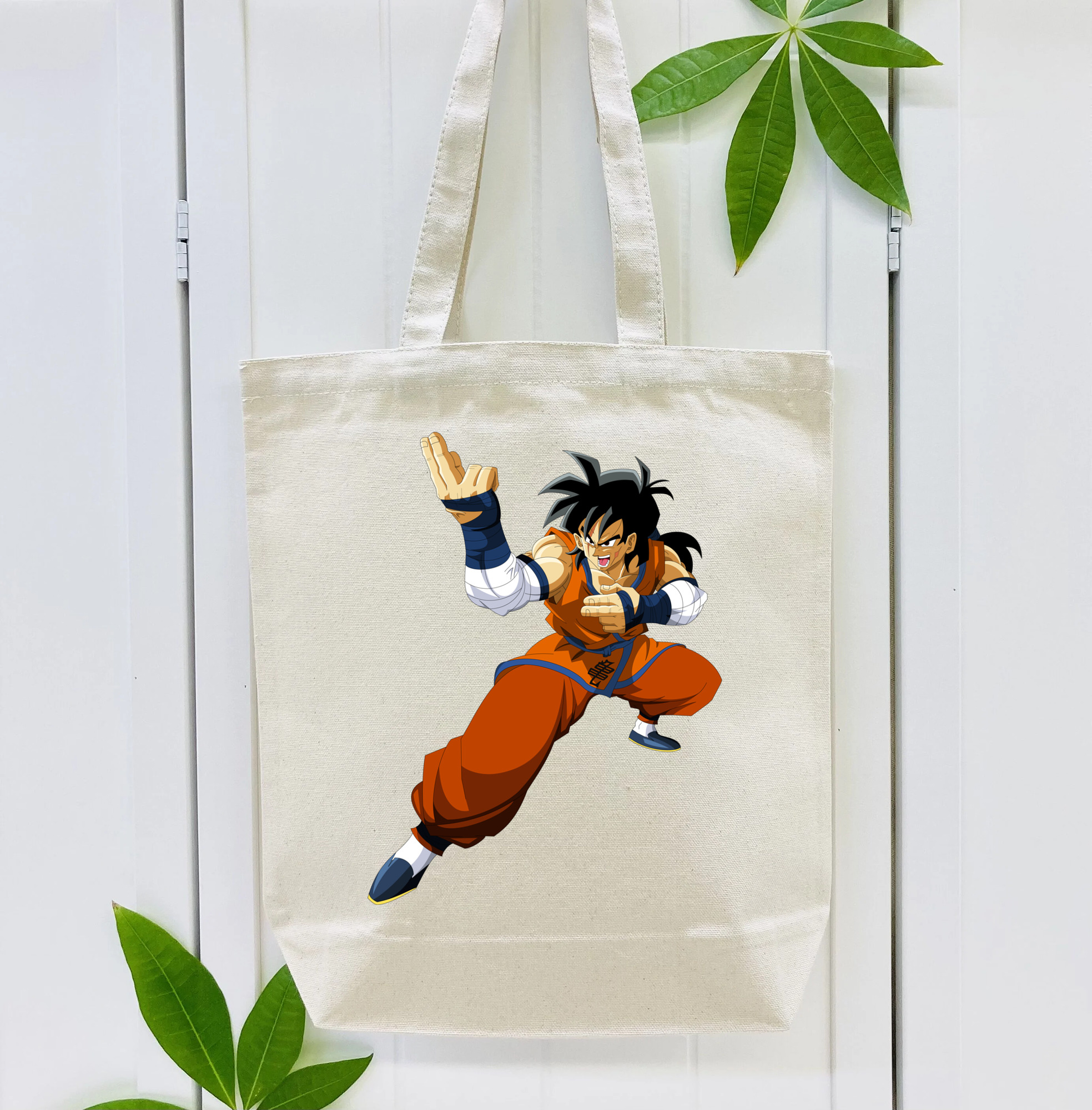 ドラゴンボール ヤムチャ DRAGON BALL Yamcha 縦型キャンバス生地手提げバッグ　トートバッグ