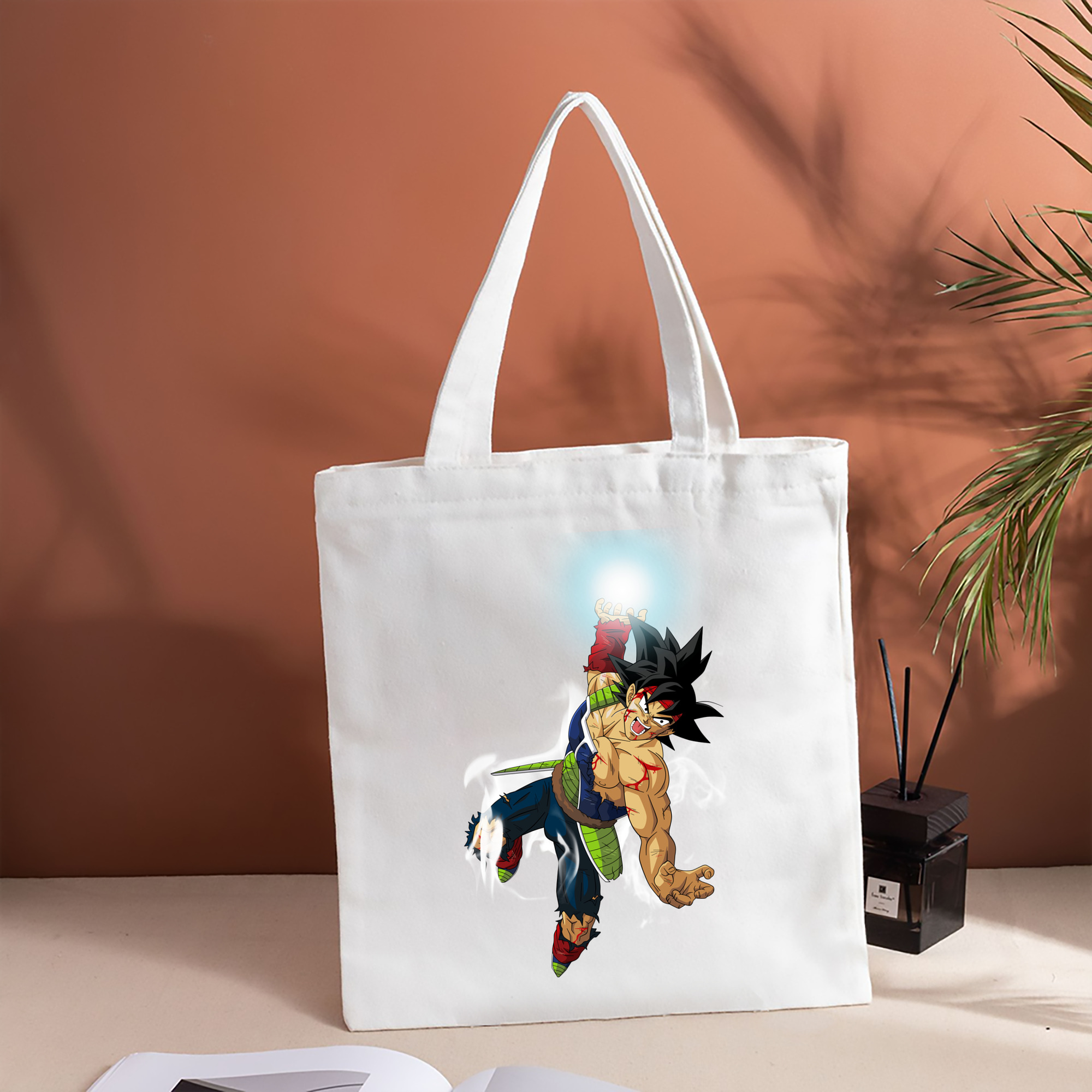 ドラゴンボール バーダック DRAGON BALL Burdock 縦型キャンバス生地手提げバッグ　トートバッグ