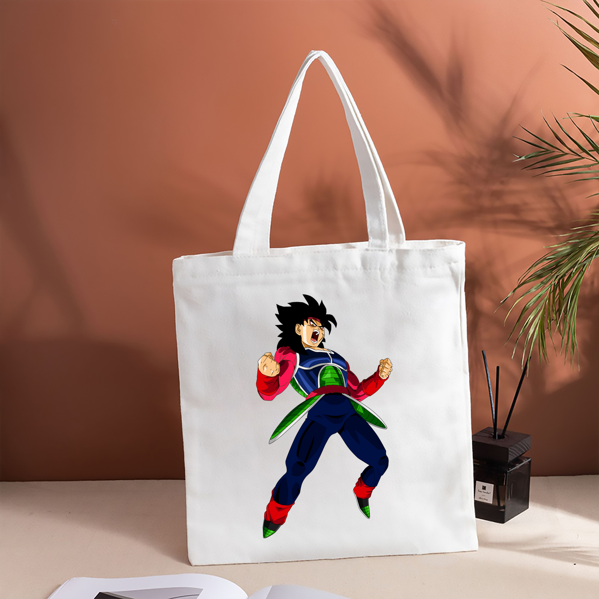 ドラゴンボール バーダック DRAGON BALL Burdock 縦型キャンバス生地手提げバッグ　トートバッグ