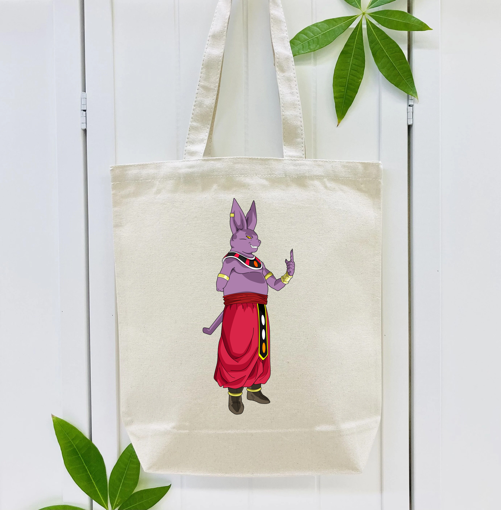 ドラゴンボール シャンパ DRAGON BALL Champa 縦型キャンバス生地手提げバッグ　トートバッグ