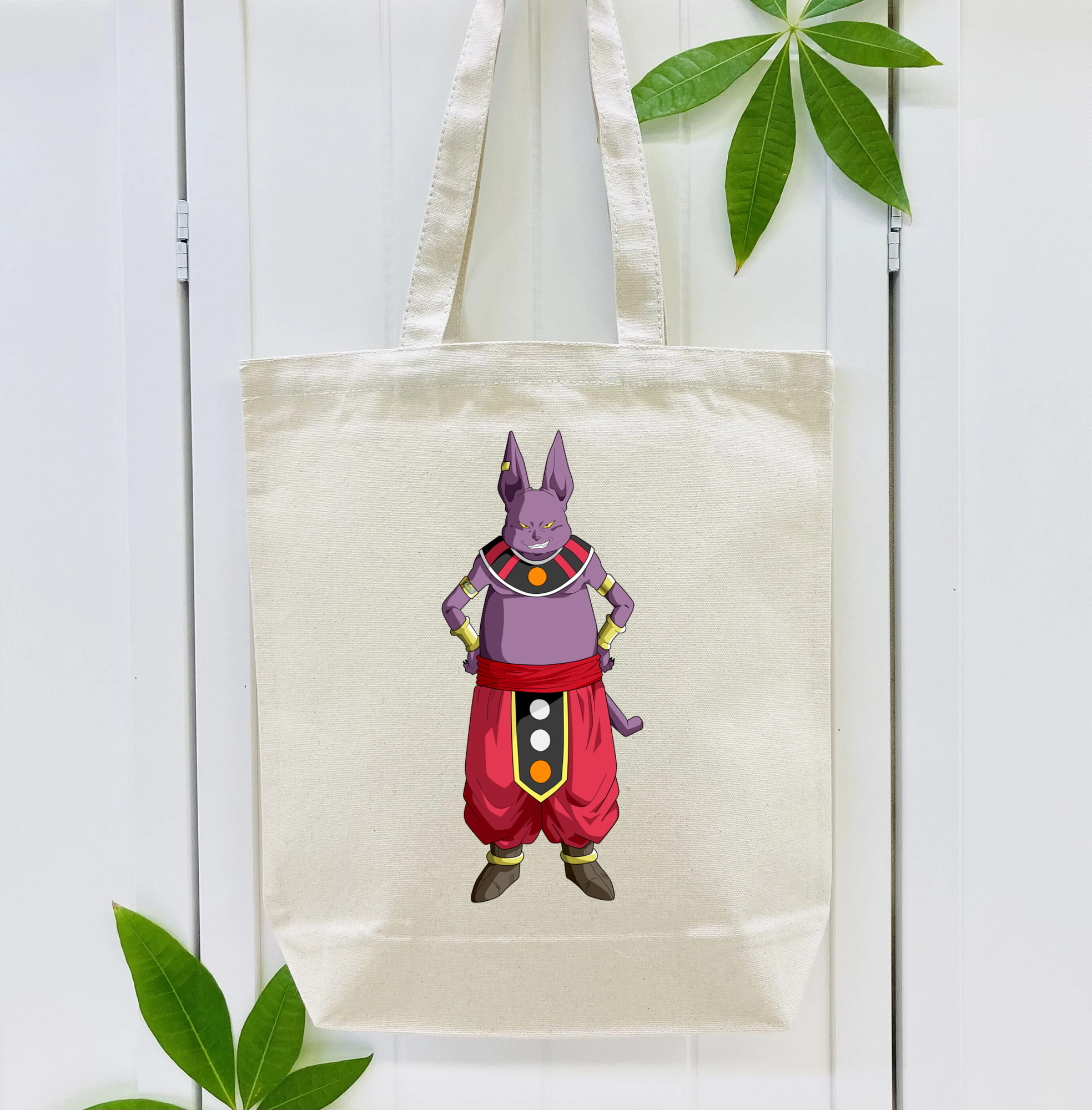 ドラゴンボール シャンパ DRAGON BALL Champa 縦型キャンバス生地手提げバッグ　トートバッグ